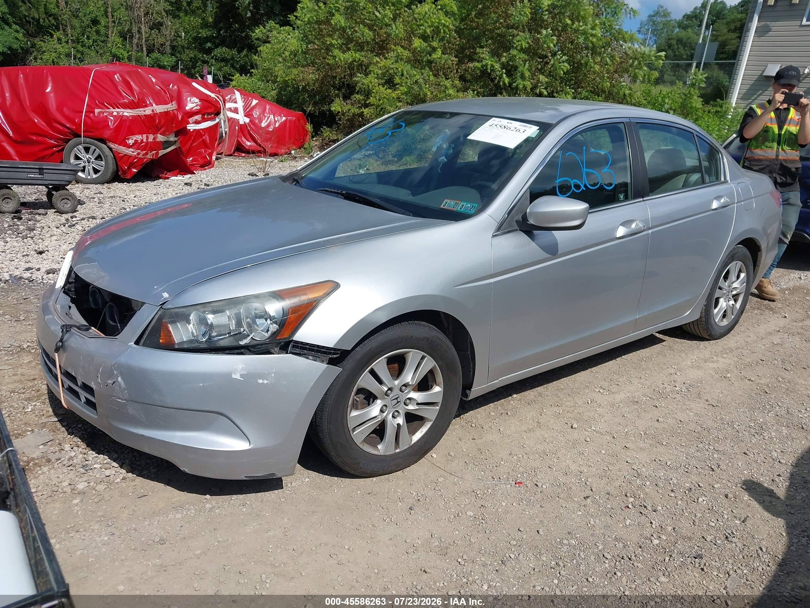 2008 Honda Accord 2.4 Lx-p Silver vin: 1HGCP26428A152299
