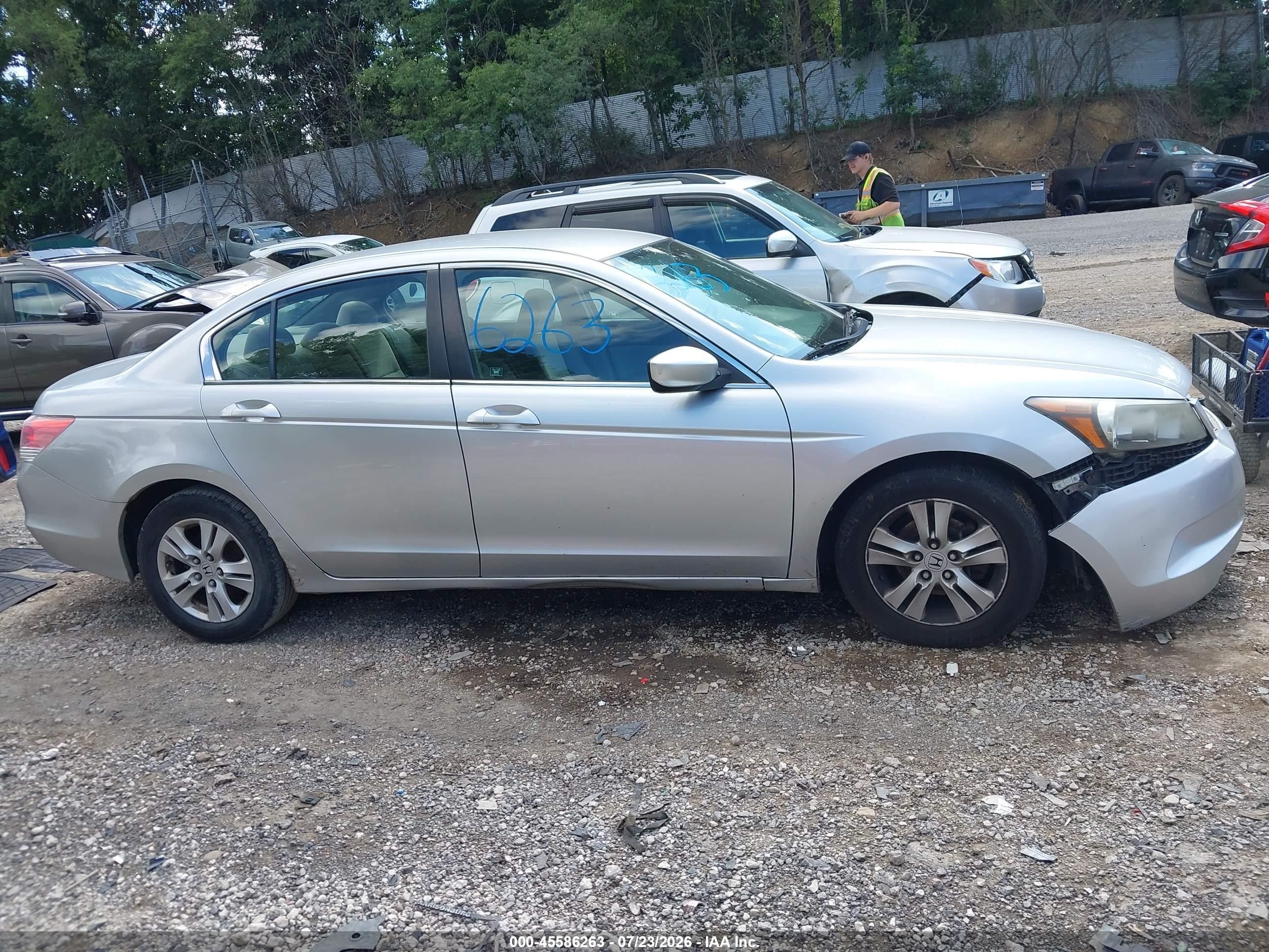 2008 Honda Accord 2.4 Lx-p Silver vin: 1HGCP26428A152299