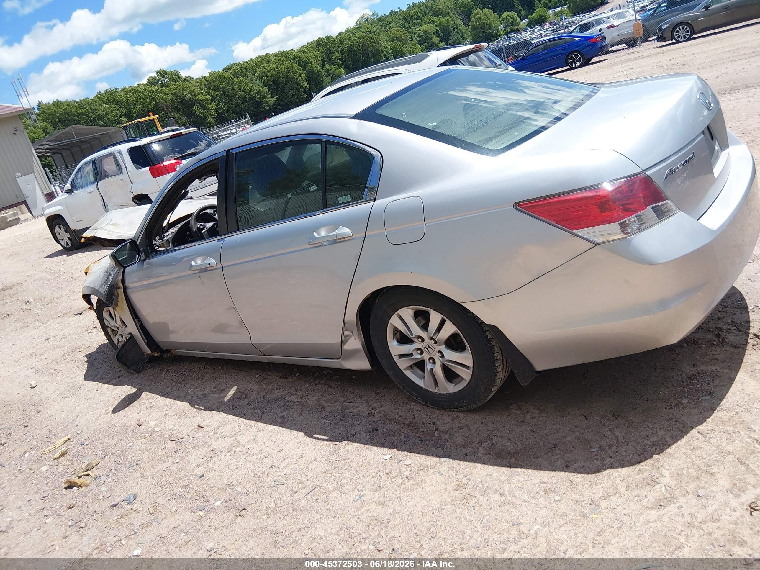 2009 Honda Accord 2.4 Lx-p Silver vin: 1HGCP26429A021584
