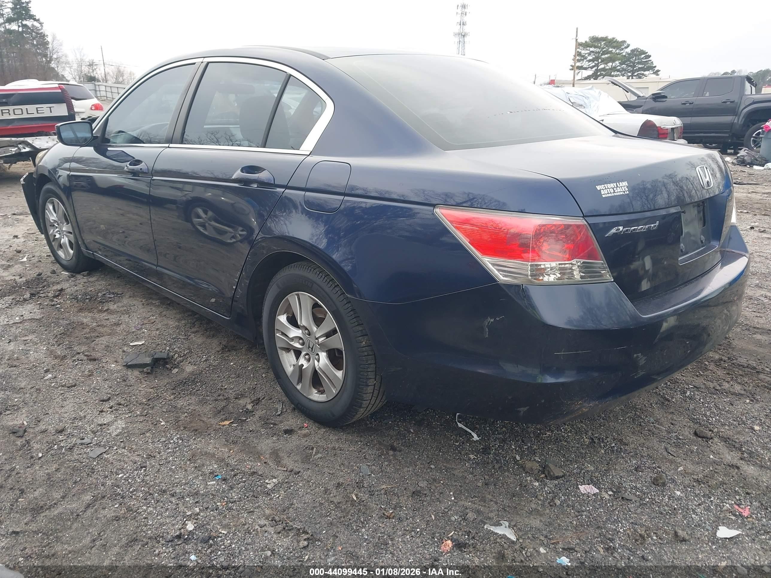 2009 Honda Accord 2.4 Lx-p Blue vin: 1HGCP26429A042208