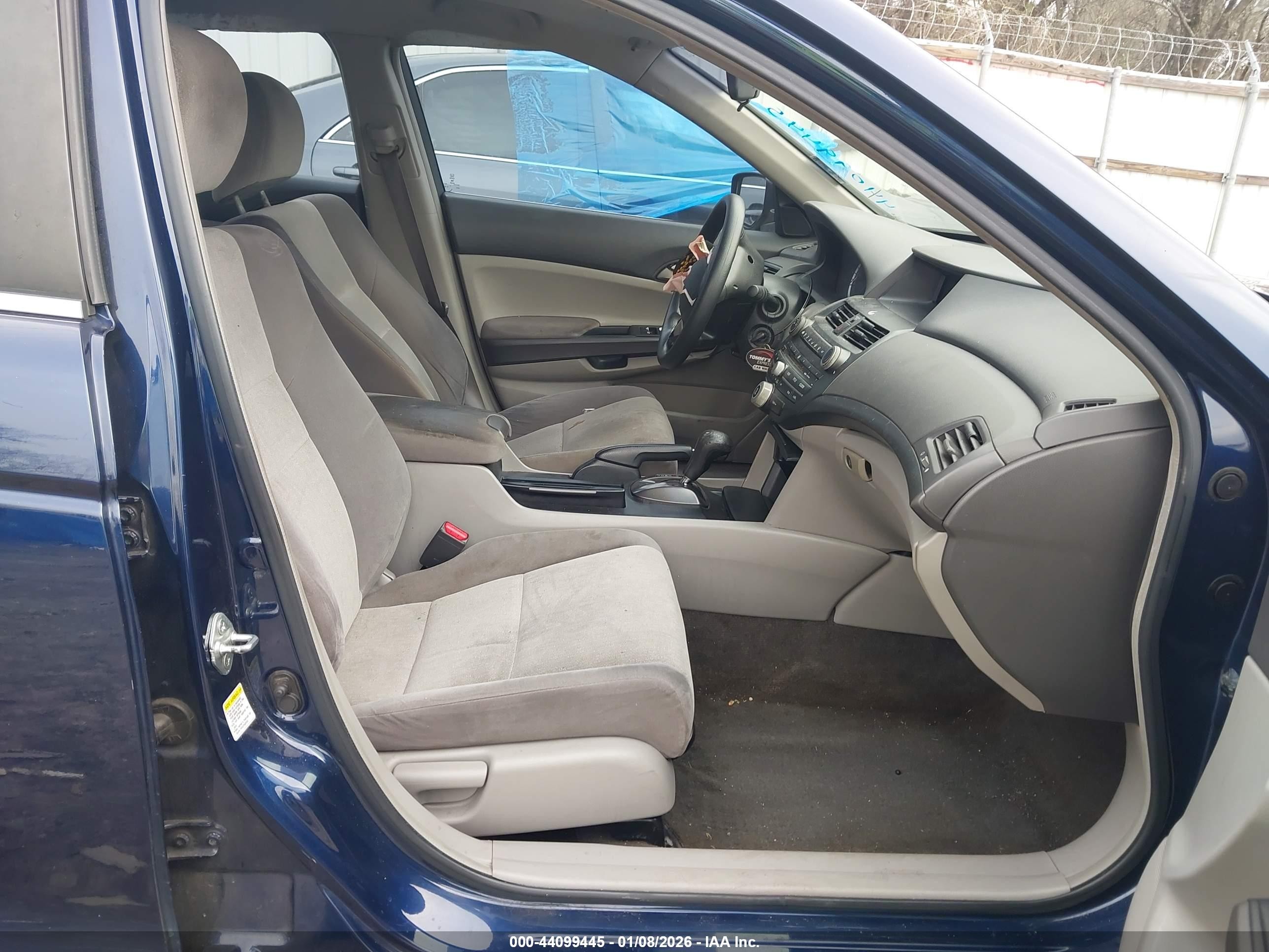 2009 Honda Accord 2.4 Lx-p Blue vin: 1HGCP26429A042208
