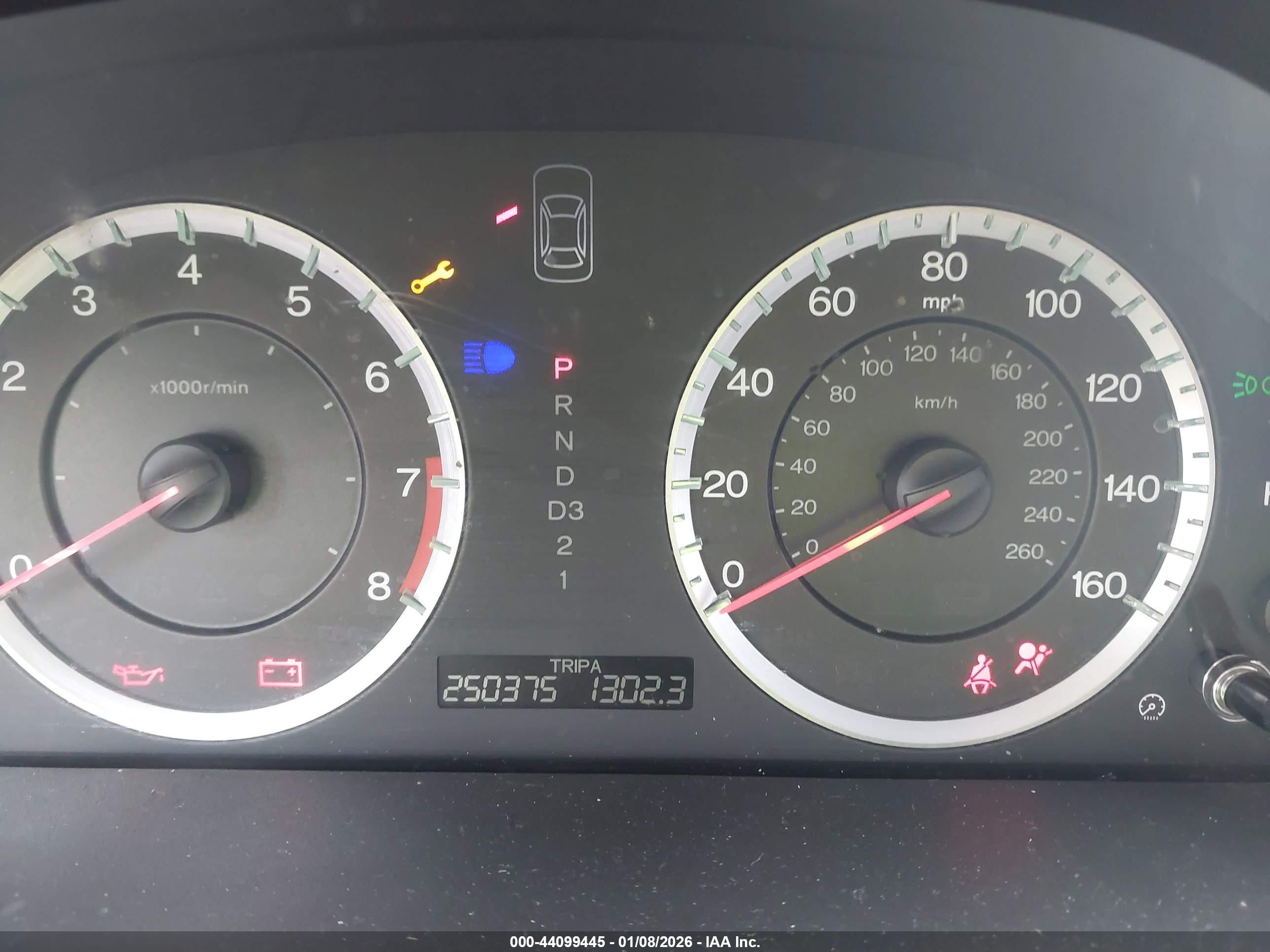 2009 Honda Accord 2.4 Lx-p Blue vin: 1HGCP26429A042208