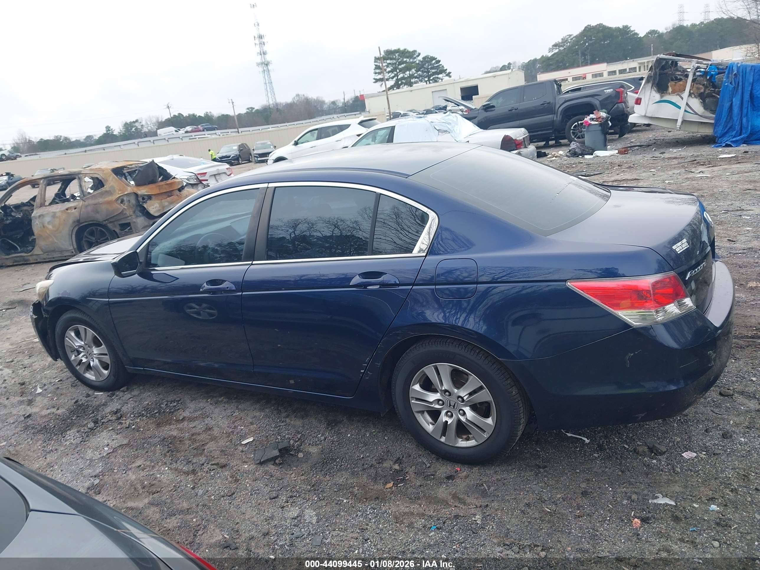 2009 Honda Accord 2.4 Lx-p Blue vin: 1HGCP26429A042208