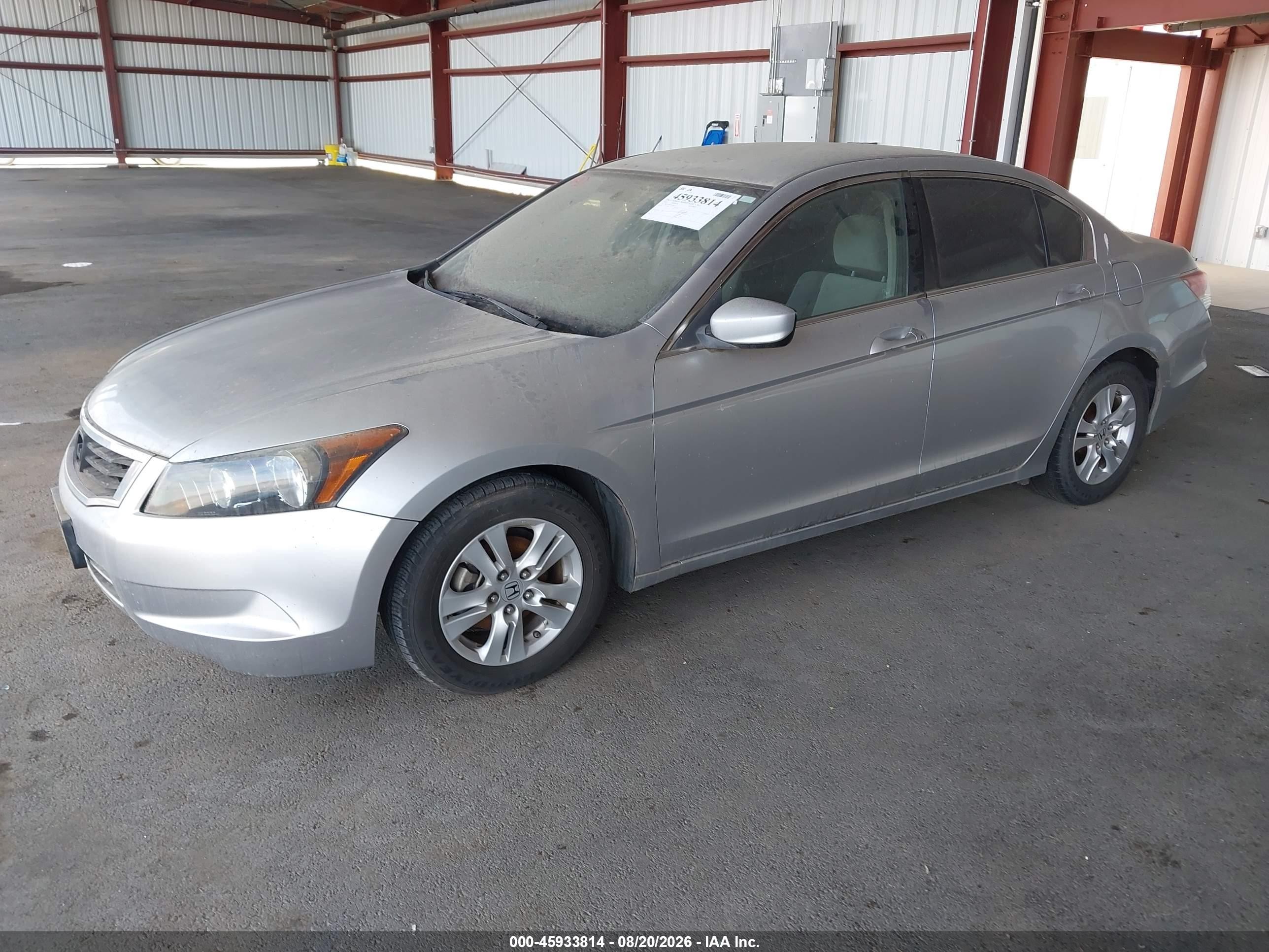 2009 Honda Accord 2.4 Lx-p Gray vin: 1HGCP26429A044217