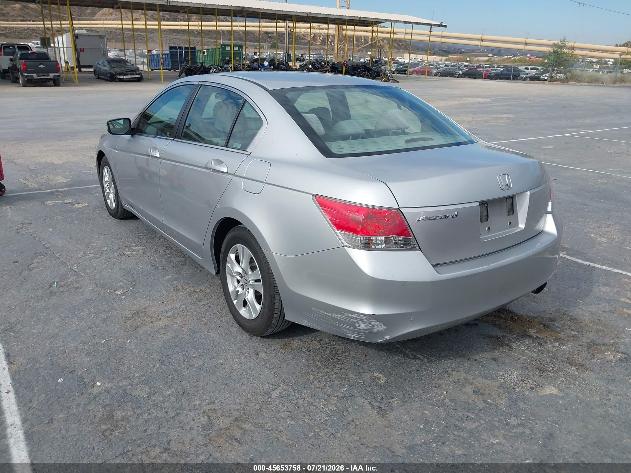 2009 Honda Accord 2.4 Lx-p Silver vin: 1HGCP26429A066623