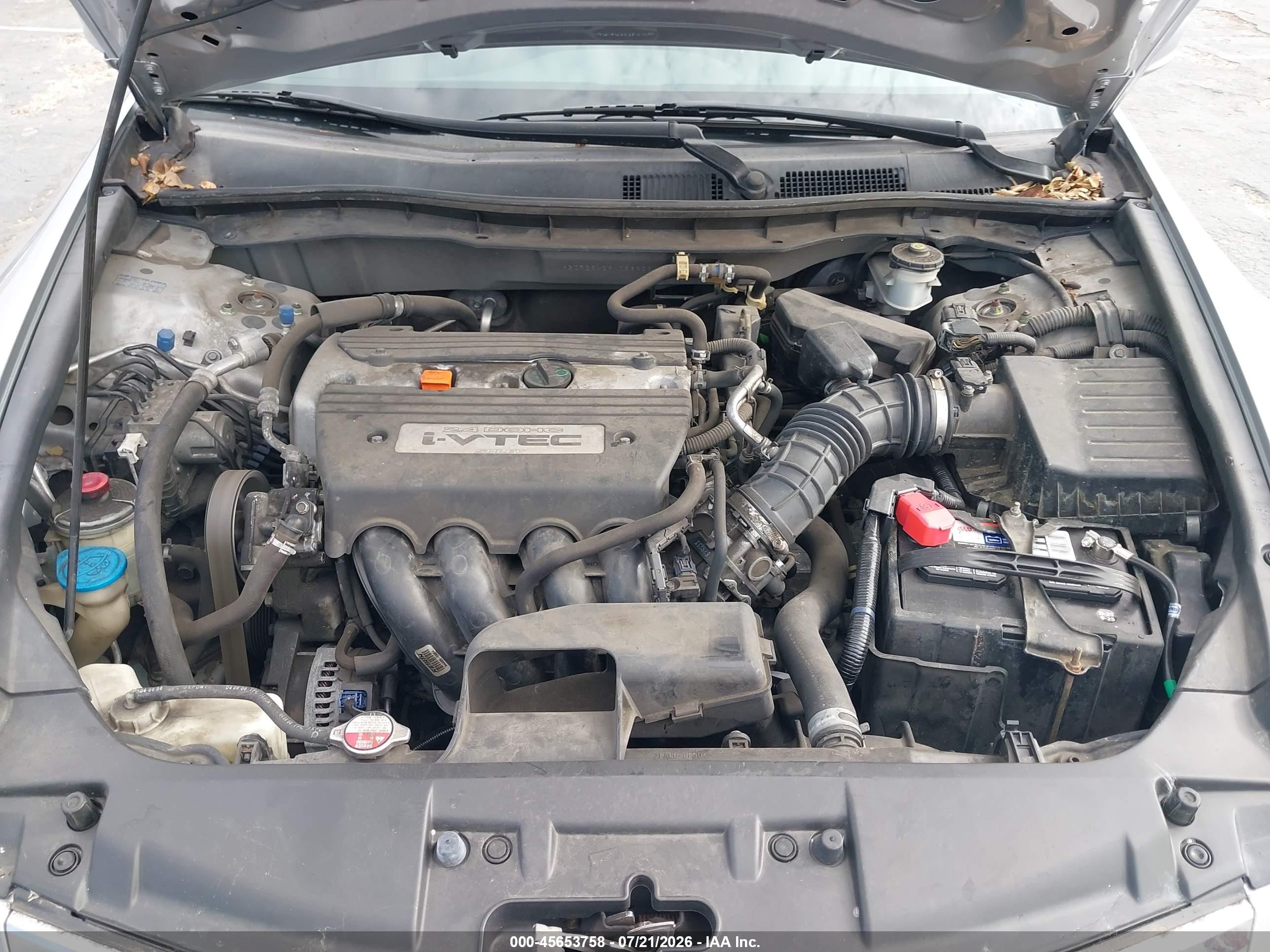 2009 Honda Accord 2.4 Lx-p Silver vin: 1HGCP26429A066623