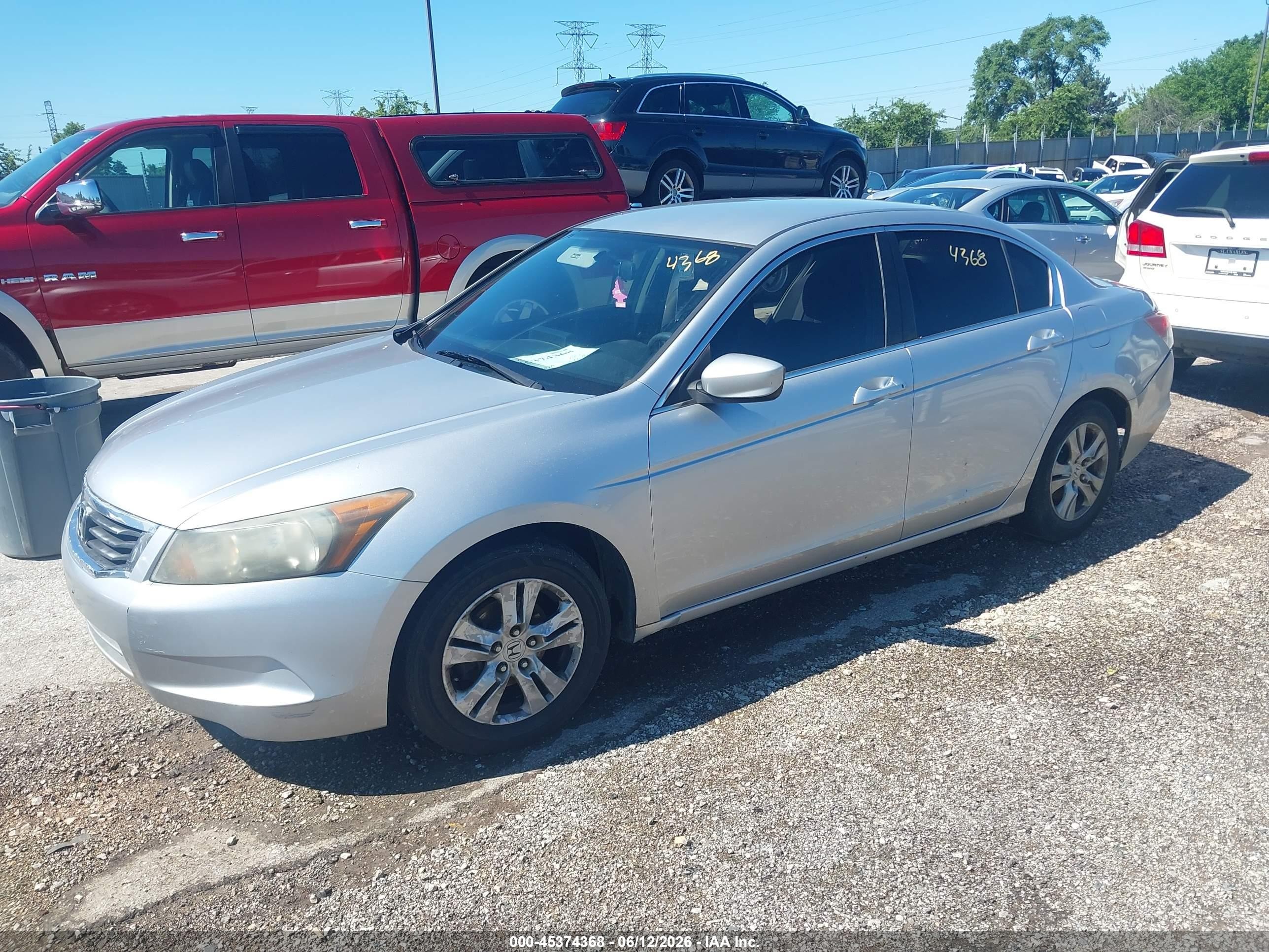 2009 Honda Accord 2.4 Lx-p Silver vin: 1HGCP26429A102293