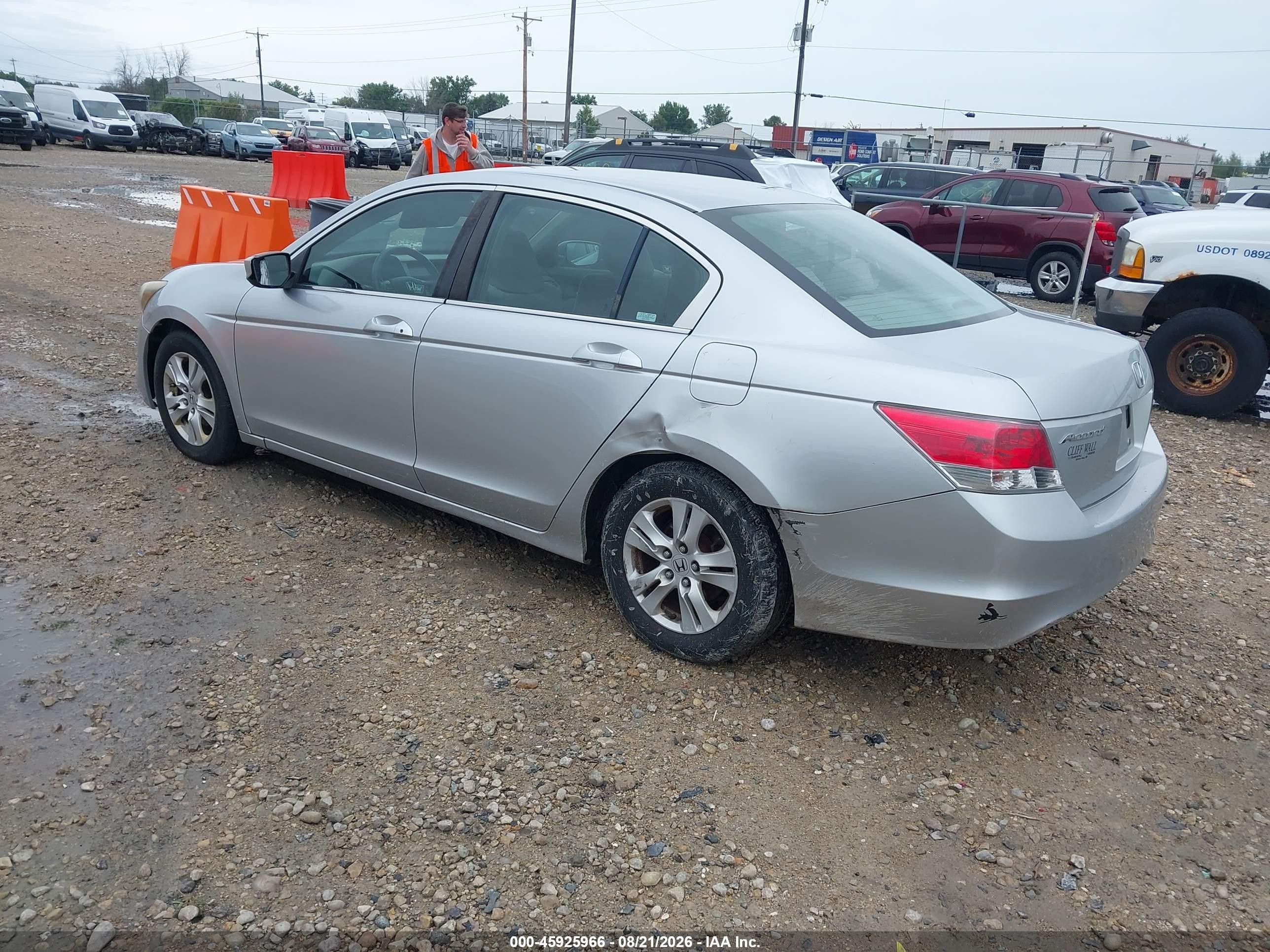 2009 Honda Accord 2.4 Lx-p Silver vin: 1HGCP26429A105534