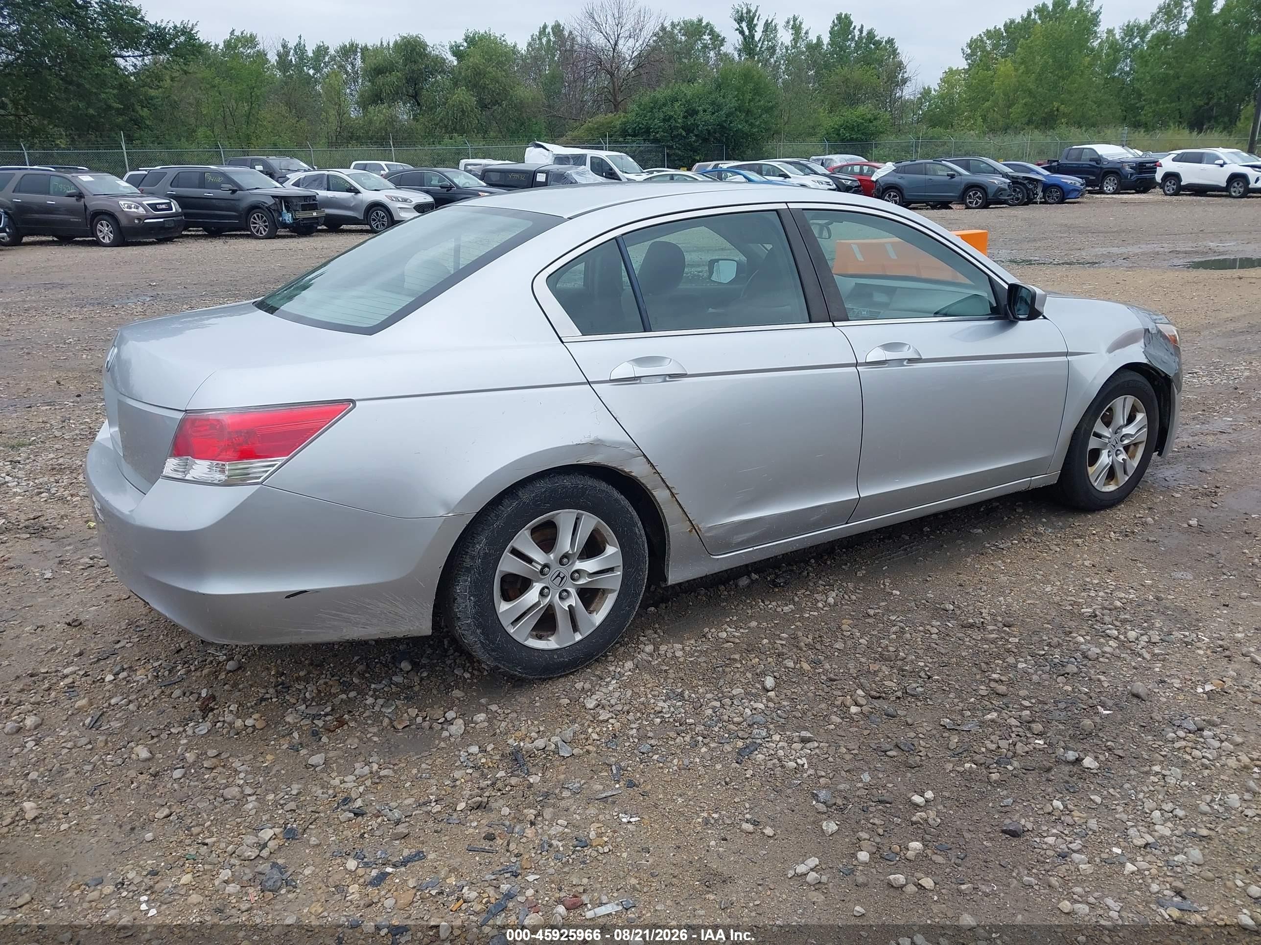 2009 Honda Accord 2.4 Lx-p Silver vin: 1HGCP26429A105534