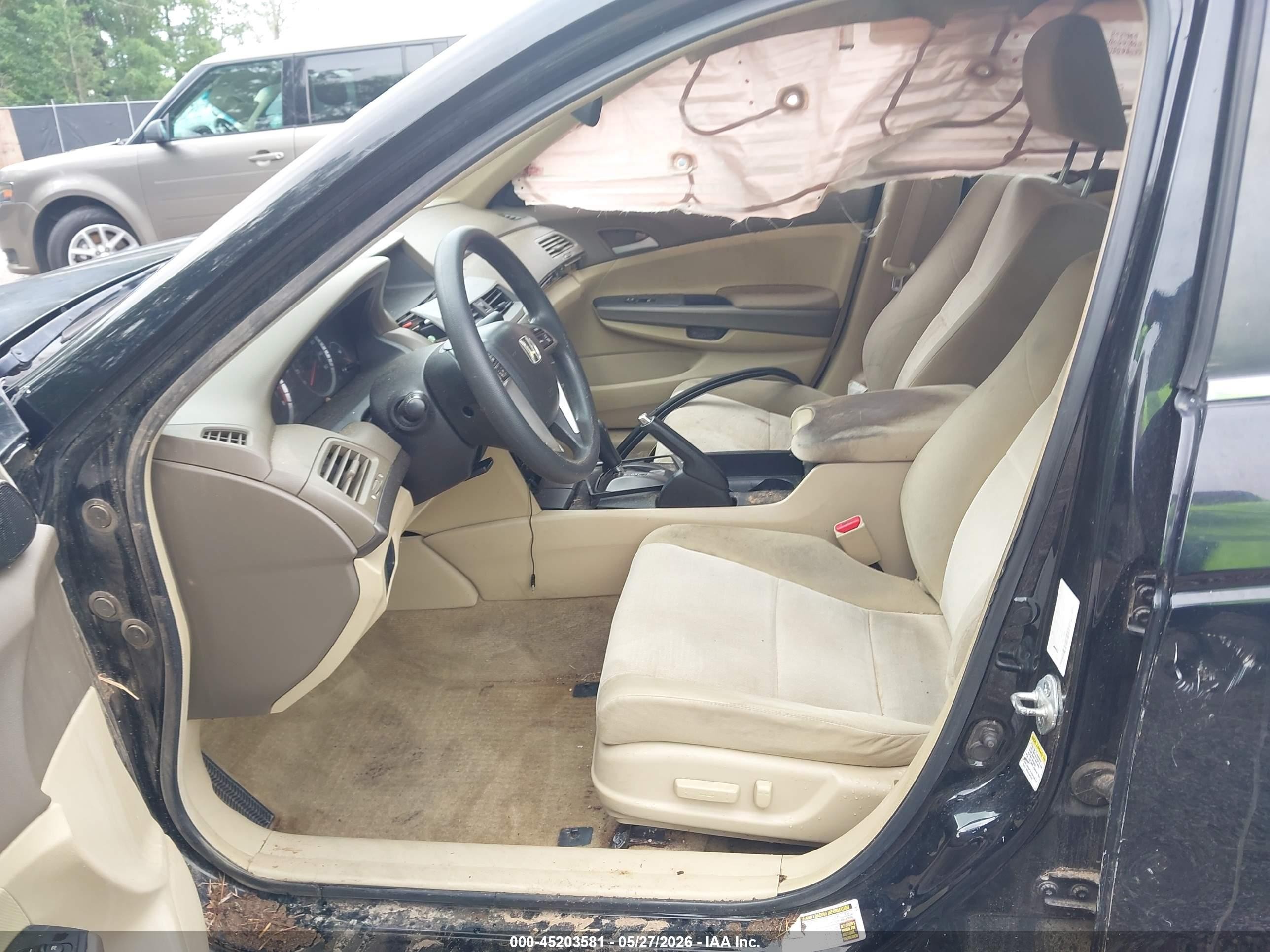 2009 Honda Accord 2.4 Lx-p Black vin: 1HGCP26429A176880