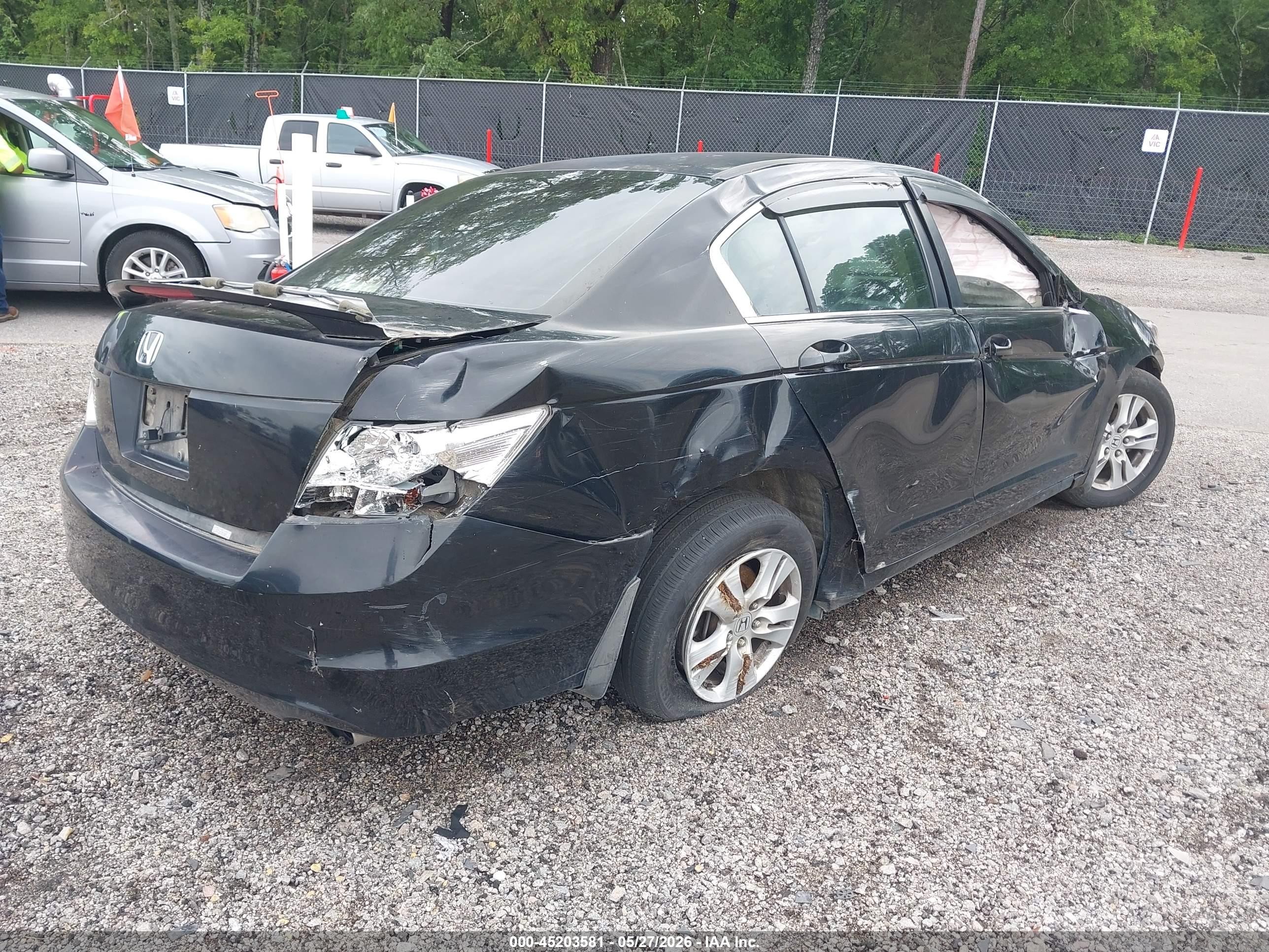 2009 Honda Accord 2.4 Lx-p Black vin: 1HGCP26429A176880
