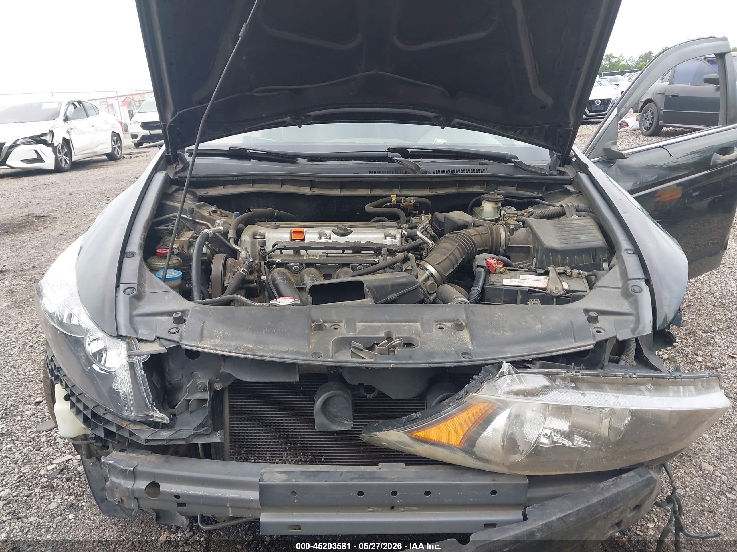2009 Honda Accord 2.4 Lx-p Black vin: 1HGCP26429A176880