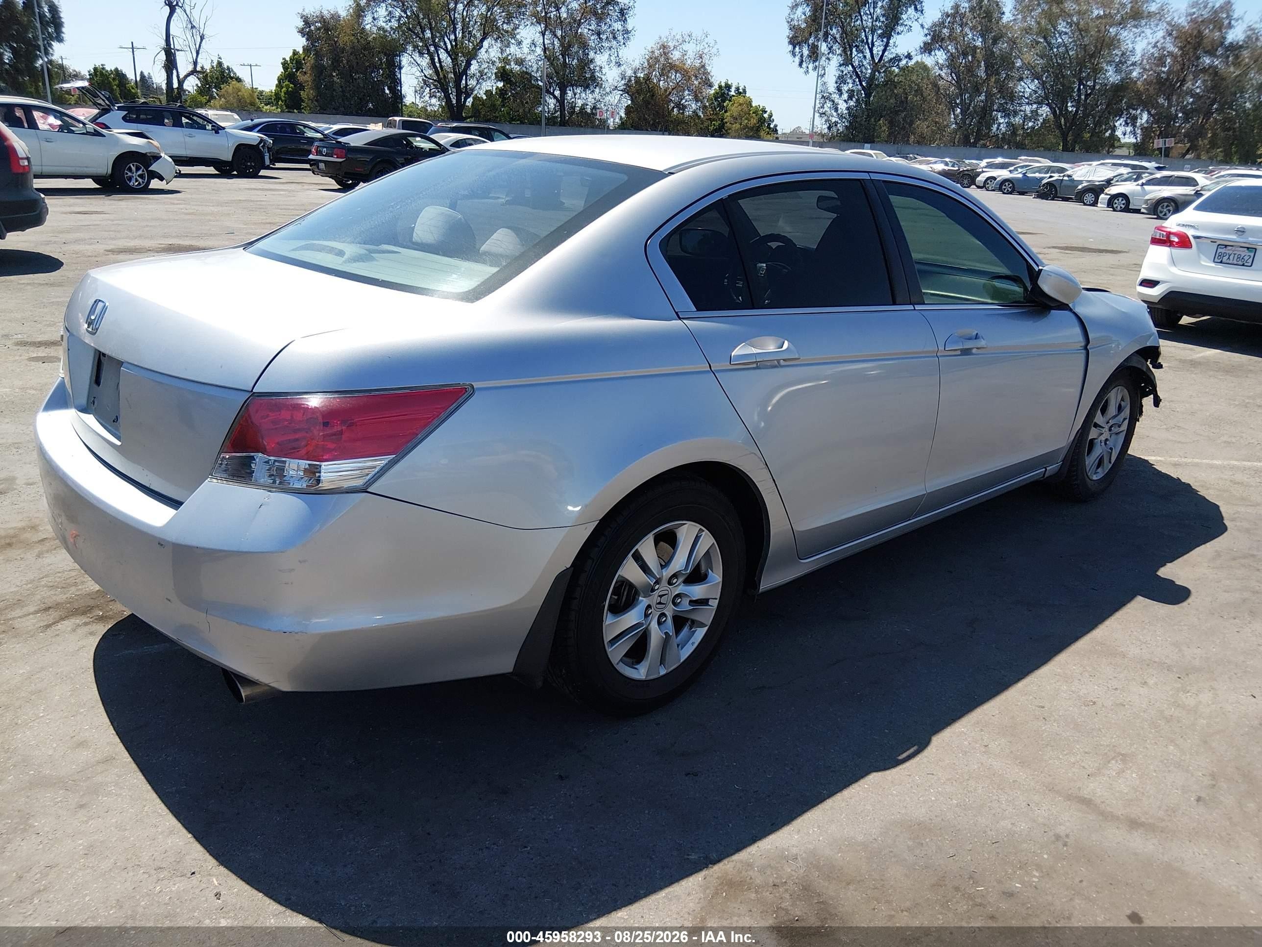2008 Honda Accord 2.4 Lx-p Silver vin: 1HGCP26438A025724