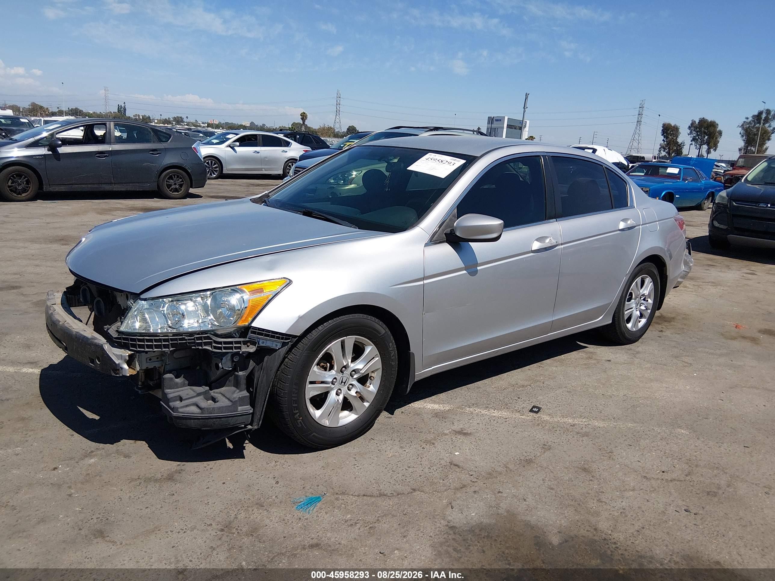 2008 Honda Accord 2.4 Lx-p Silver vin: 1HGCP26438A025724