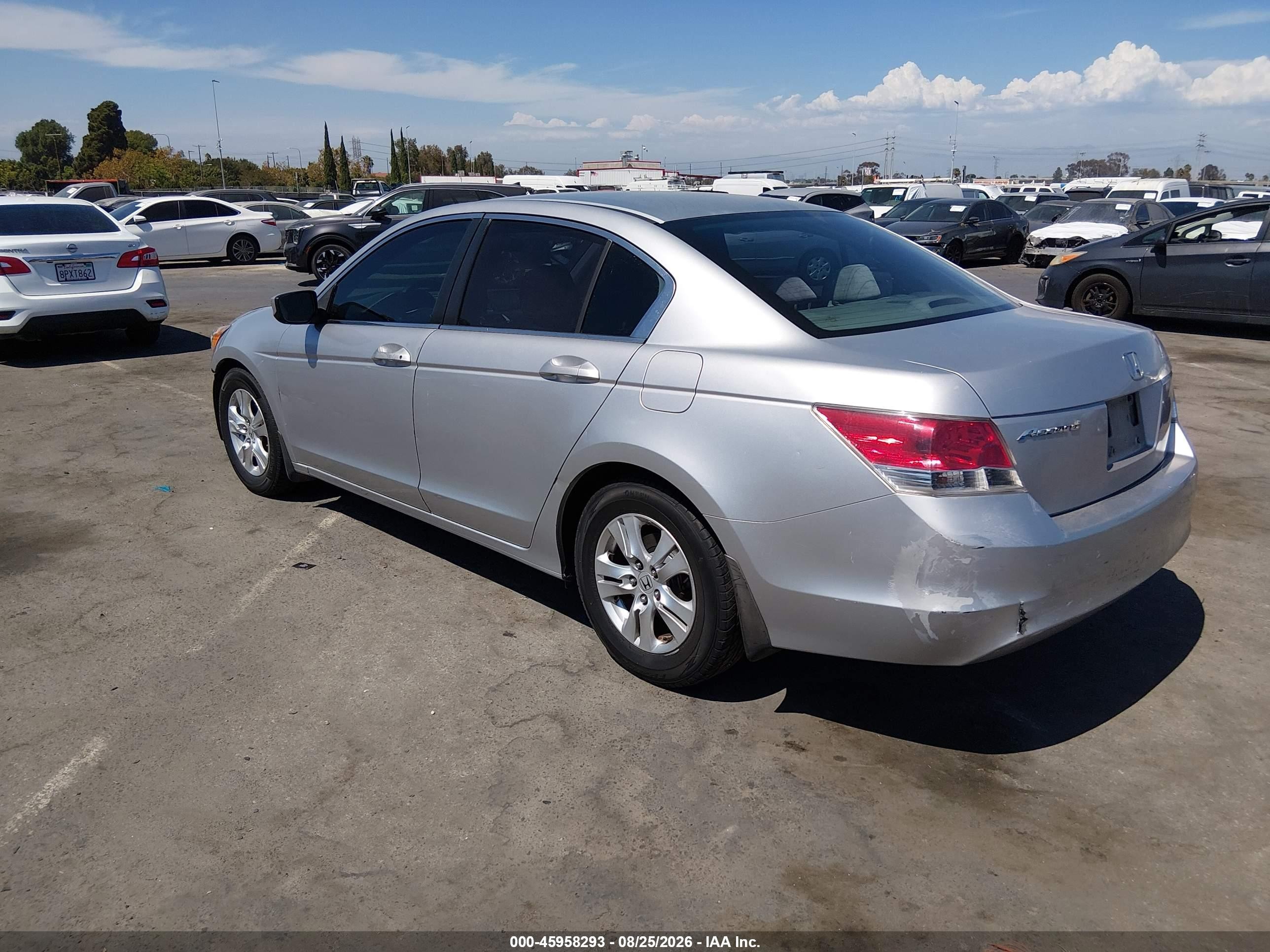 2008 Honda Accord 2.4 Lx-p Silver vin: 1HGCP26438A025724