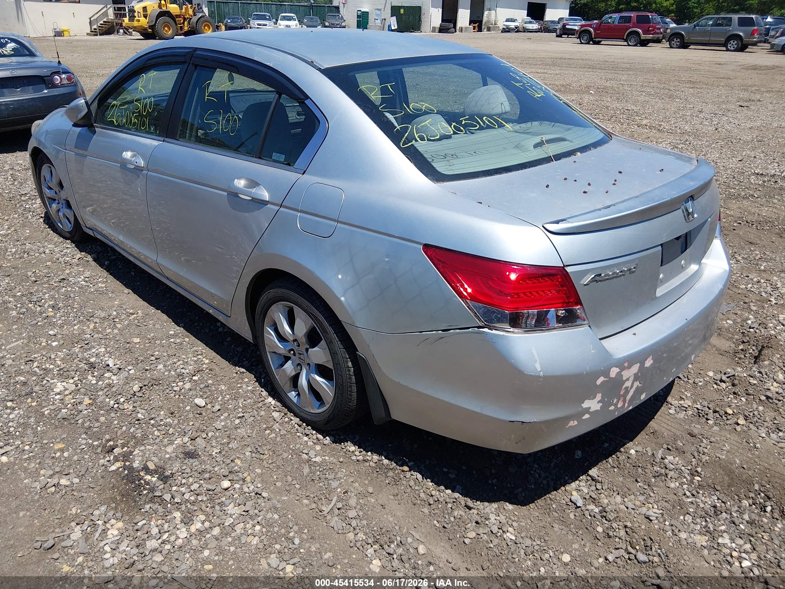 2008 Honda Accord 2.4 Lx-p Gray vin: 1HGCP26438A032754