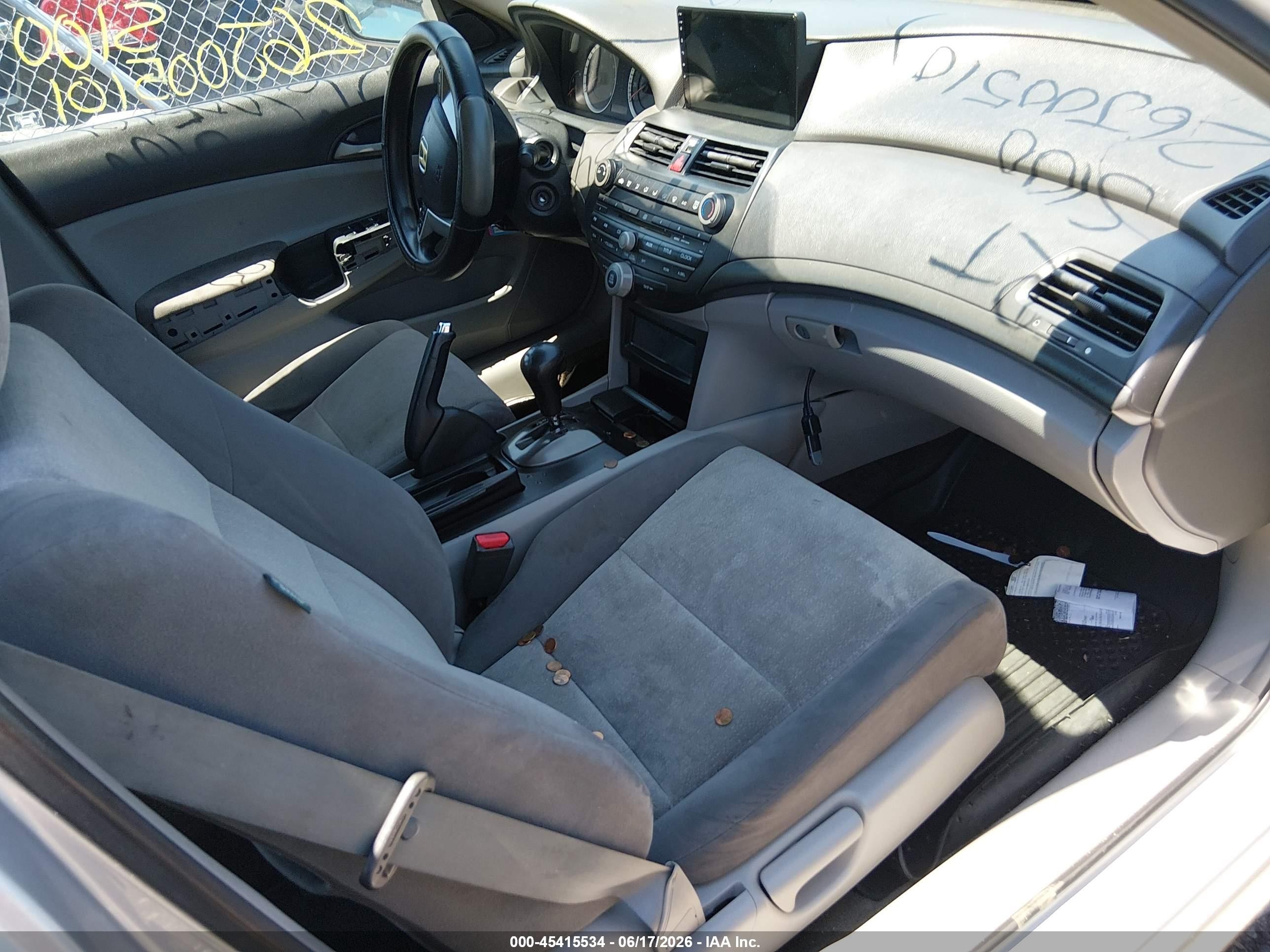 2008 Honda Accord 2.4 Lx-p Gray vin: 1HGCP26438A032754