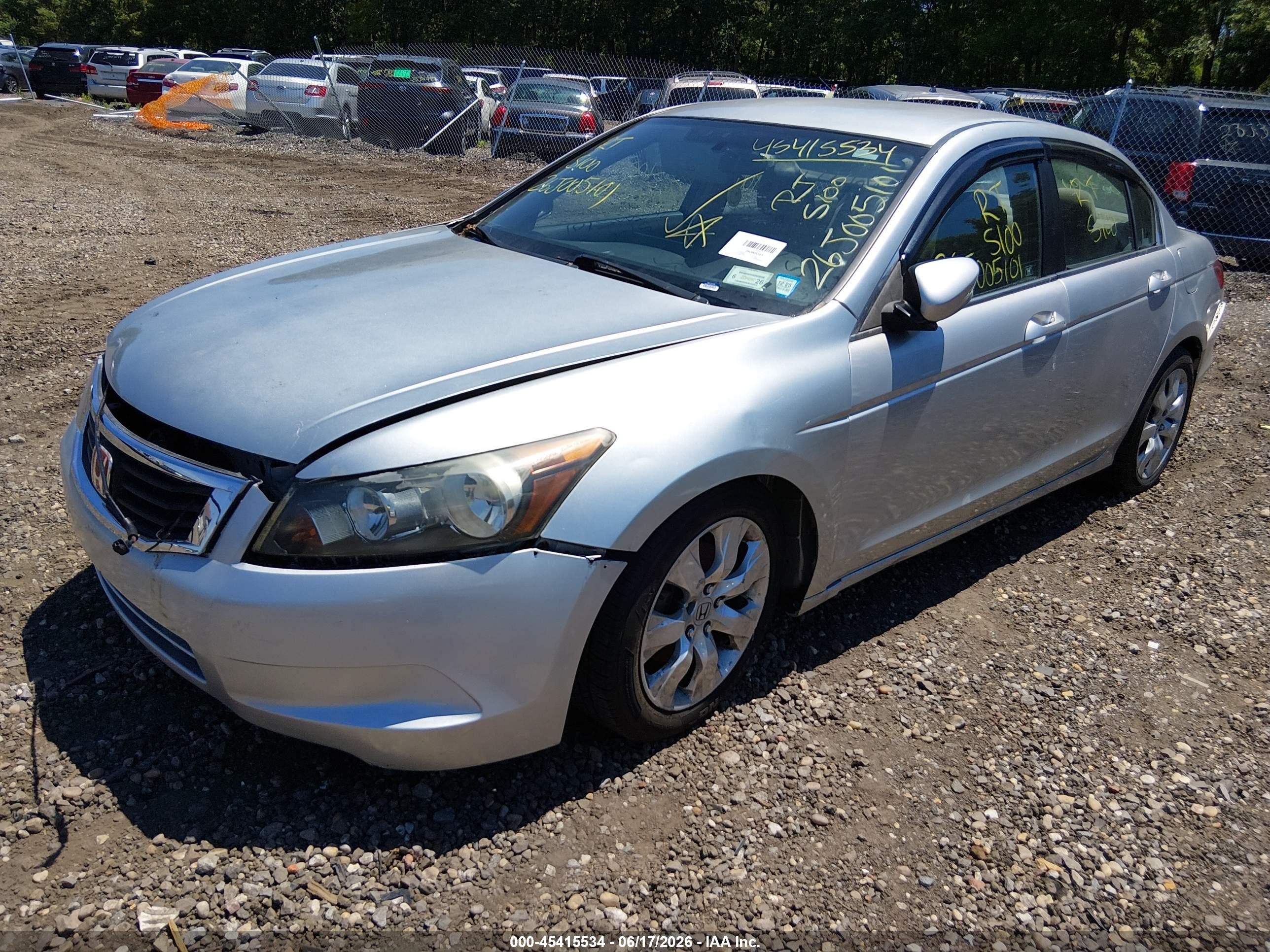 2008 Honda Accord 2.4 Lx-p Gray vin: 1HGCP26438A032754