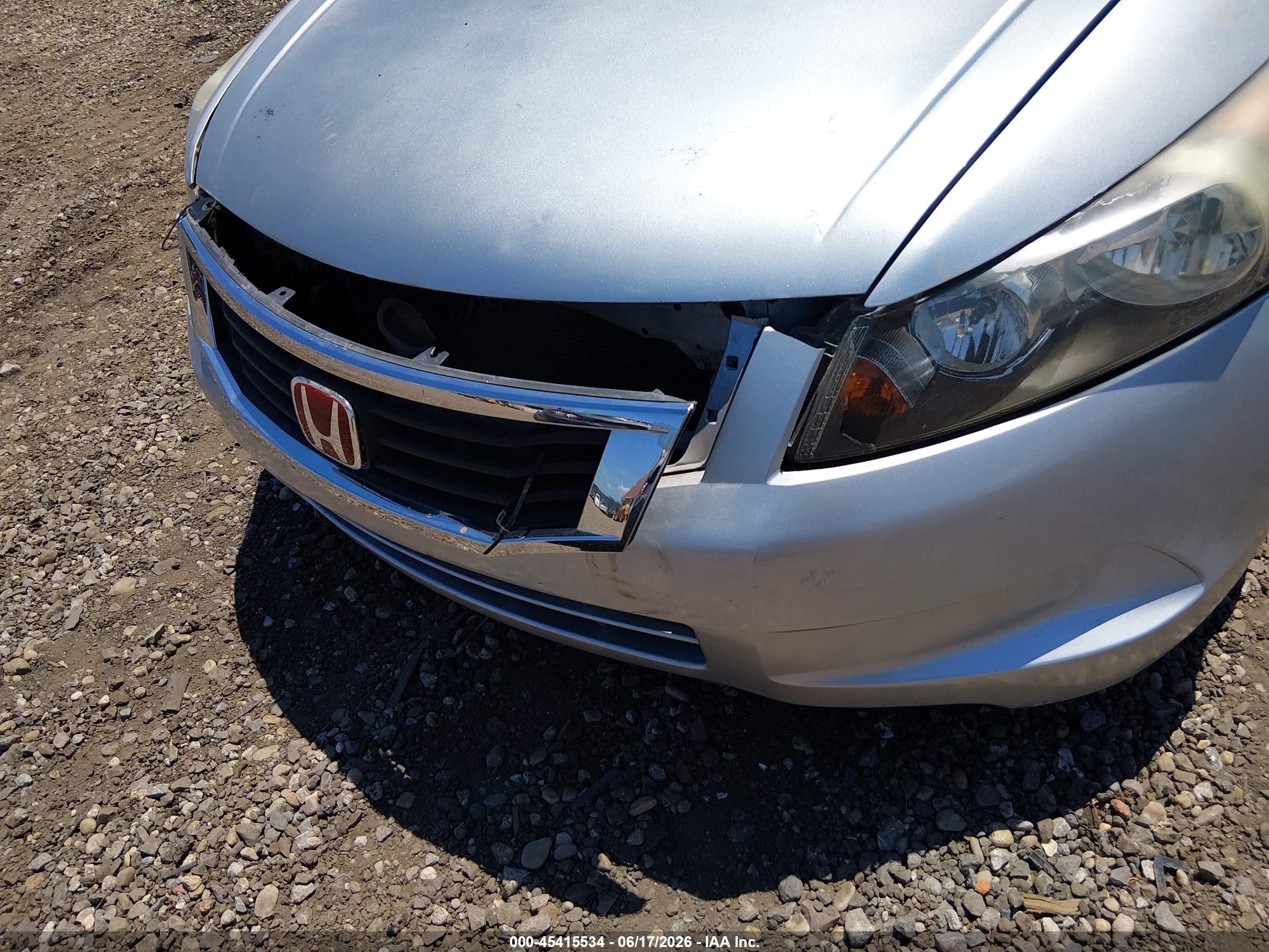 2008 Honda Accord 2.4 Lx-p Gray vin: 1HGCP26438A032754
