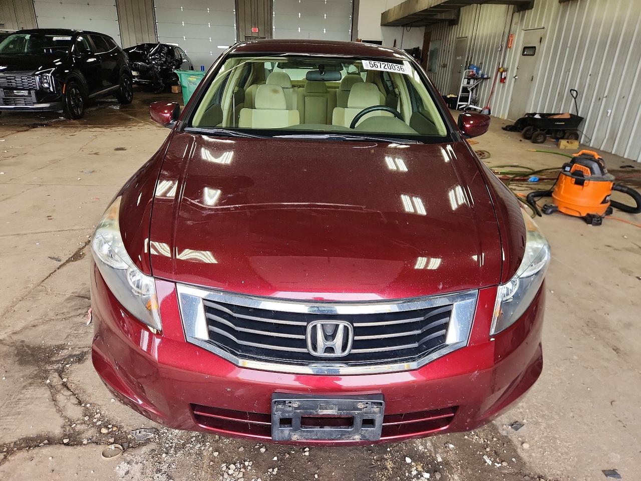 2008 Honda Accord Lxp Maroon vin: 1HGCP26438A087527