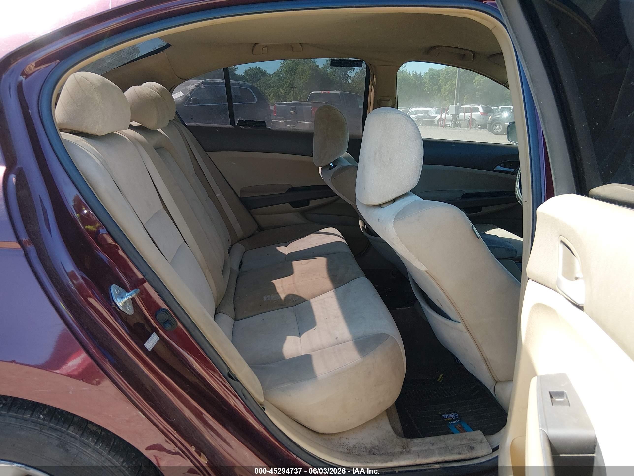 2008 Honda Accord 2.4 Lx-p Maroon vin: 1HGCP26438A135561