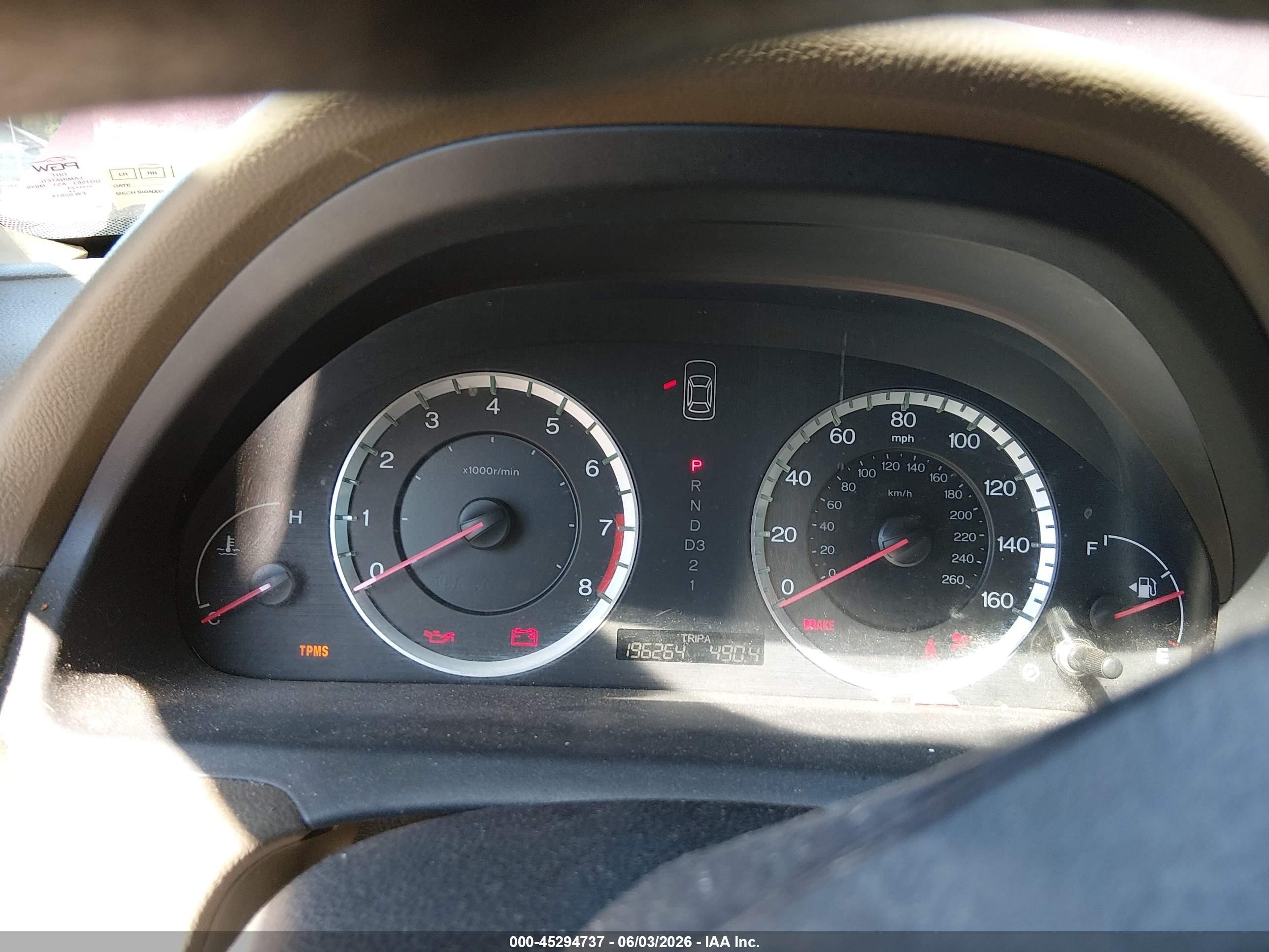 2008 Honda Accord 2.4 Lx-p Maroon vin: 1HGCP26438A135561