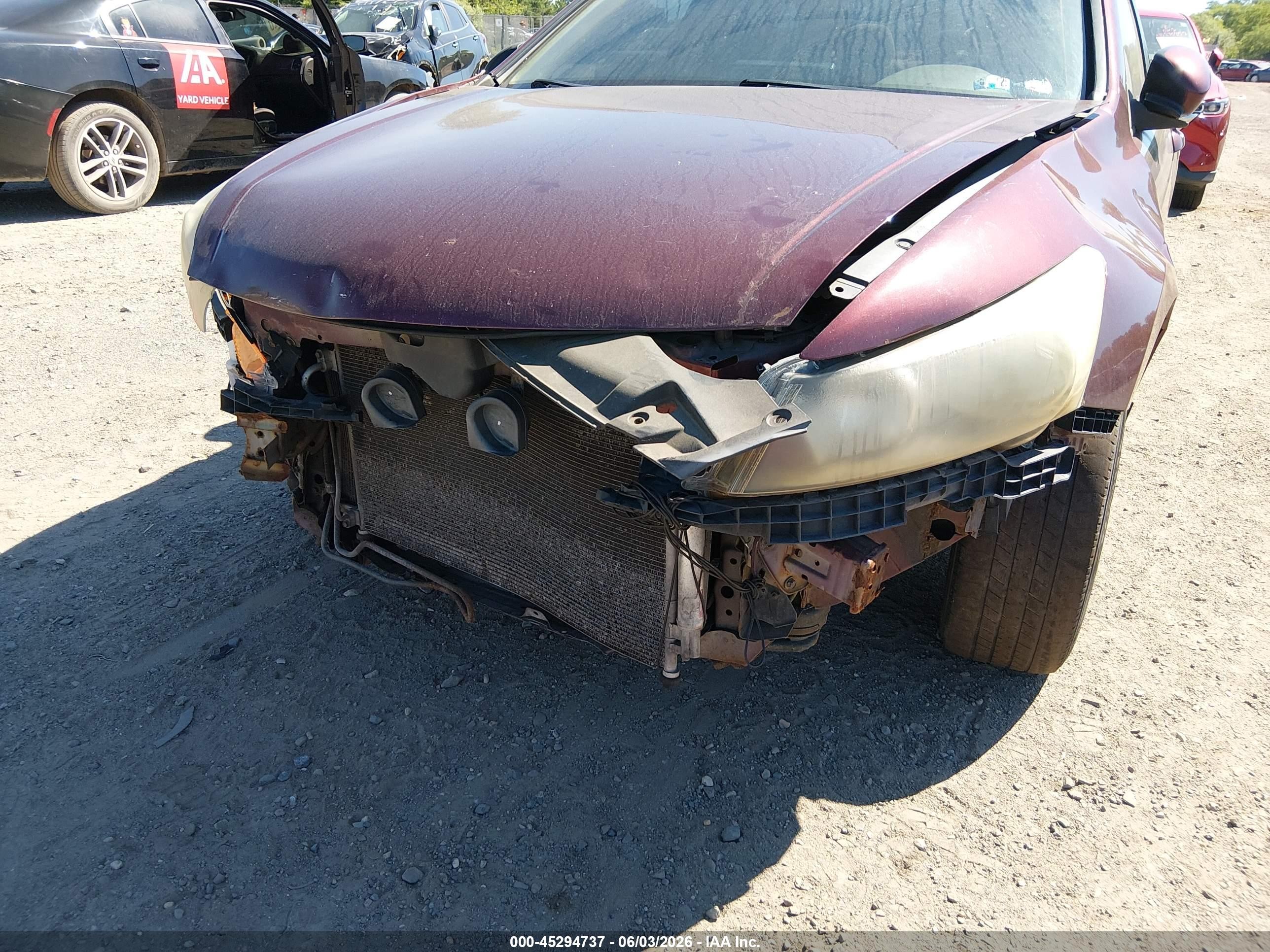 2008 Honda Accord 2.4 Lx-p Maroon vin: 1HGCP26438A135561