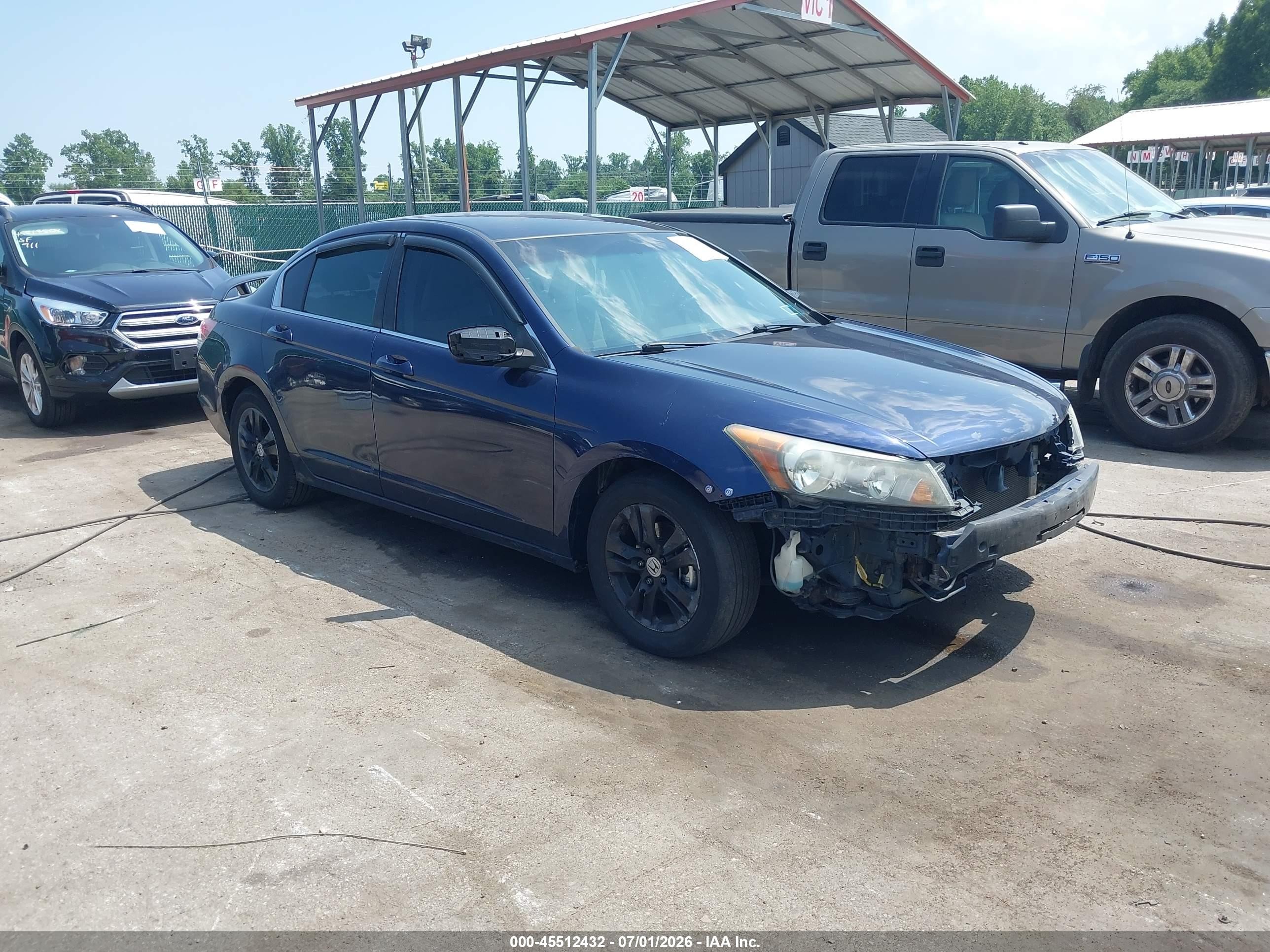 2008 Honda Accord 2.4 Lx-p Blue vin: 1HGCP26438A139464