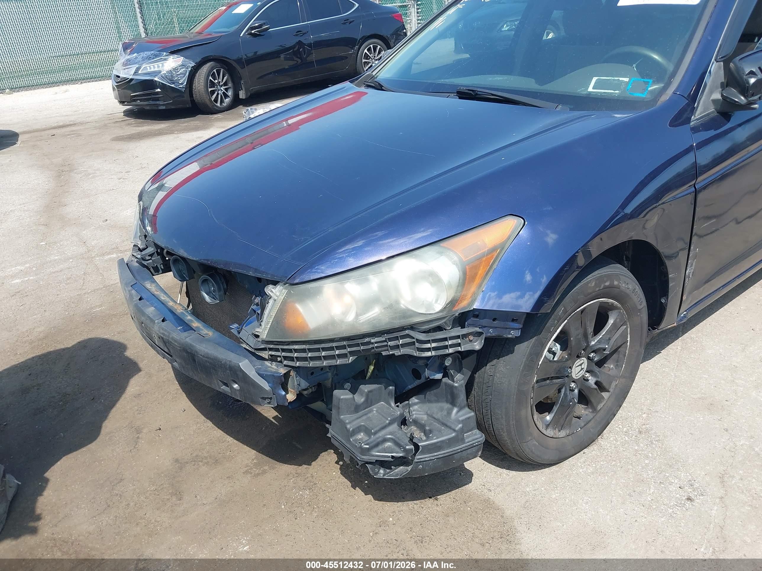 2008 Honda Accord 2.4 Lx-p Blue vin: 1HGCP26438A139464