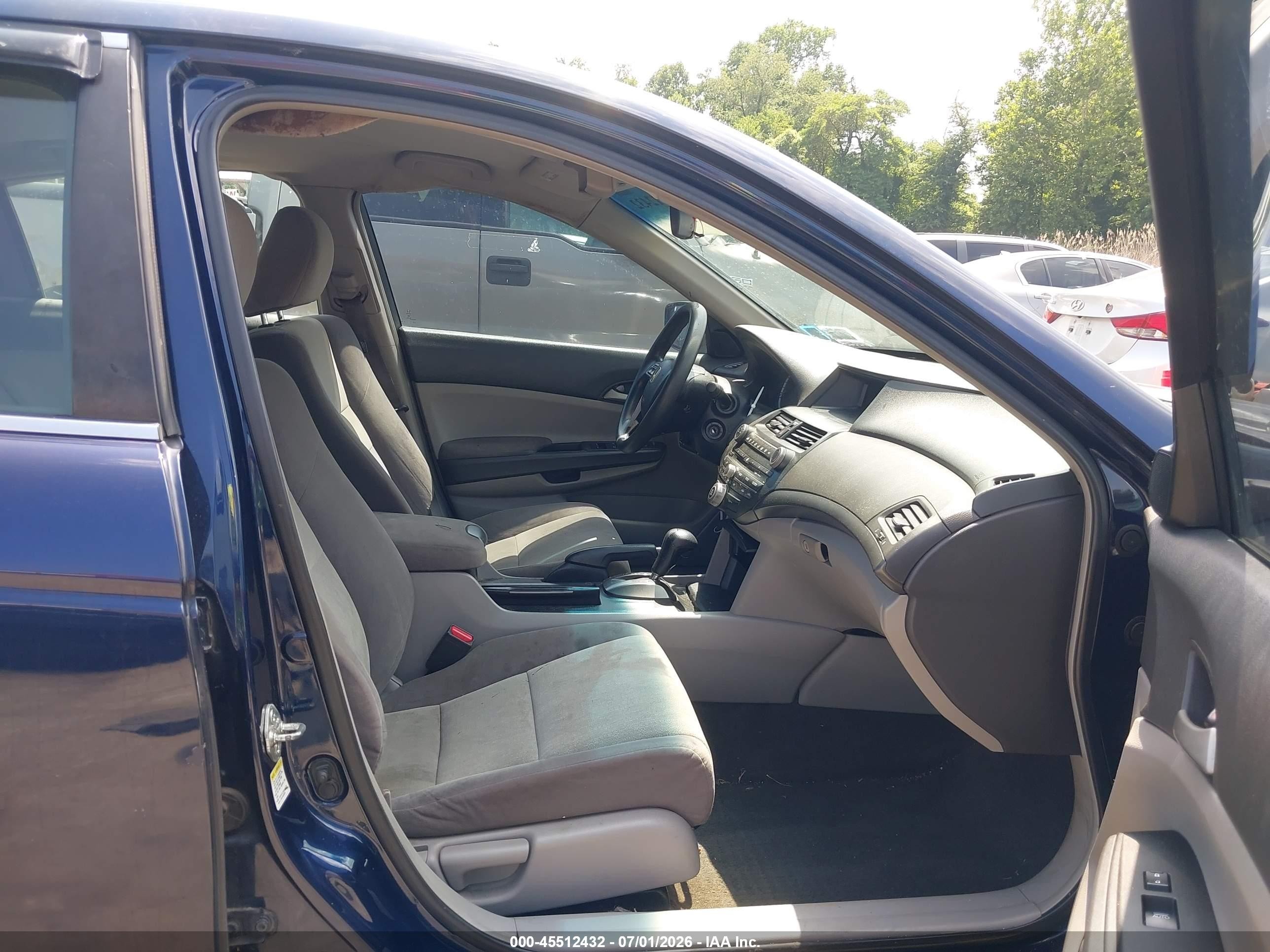 2008 Honda Accord 2.4 Lx-p Blue vin: 1HGCP26438A139464