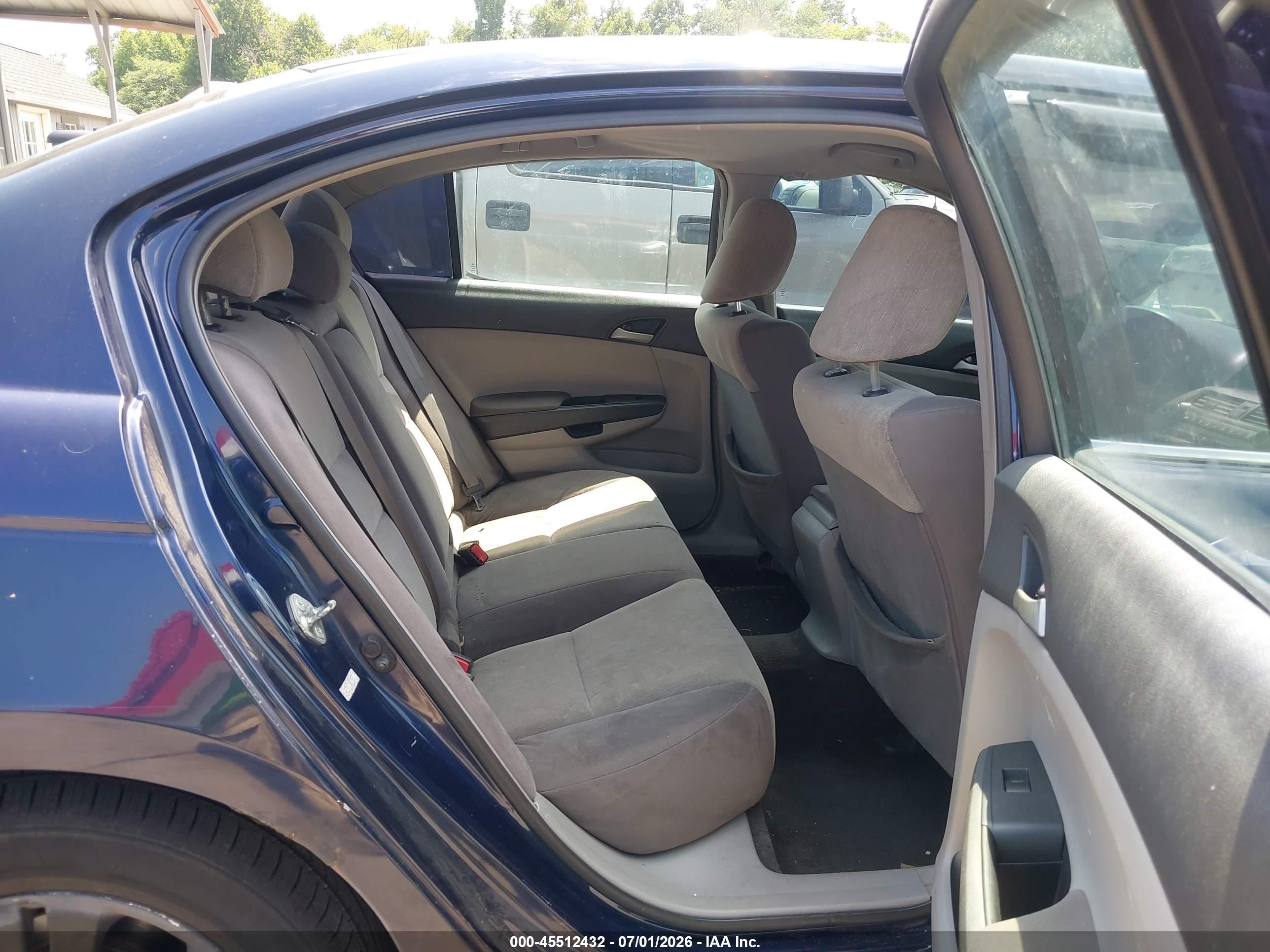 2008 Honda Accord 2.4 Lx-p Blue vin: 1HGCP26438A139464
