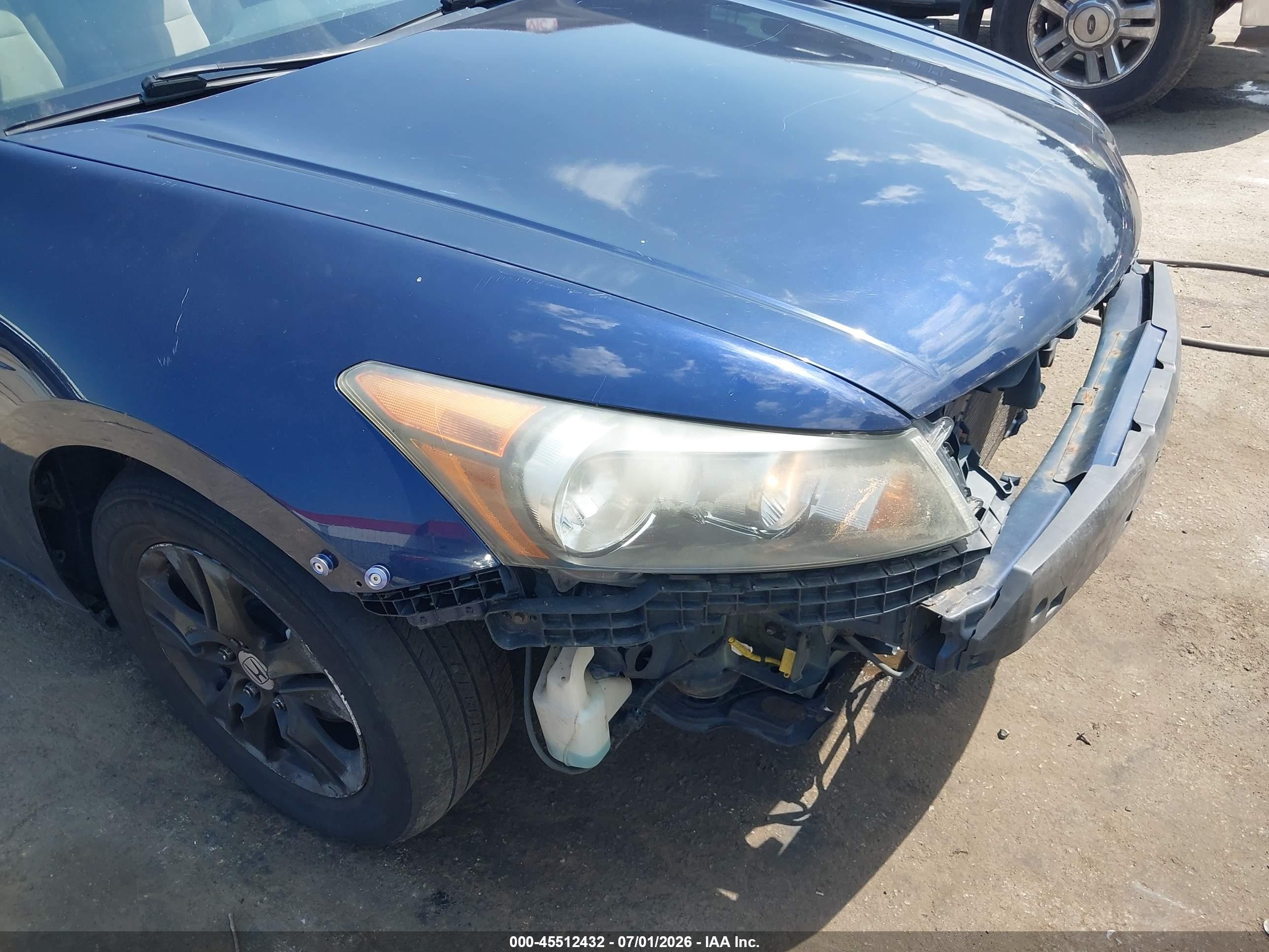 2008 Honda Accord 2.4 Lx-p Blue vin: 1HGCP26438A139464