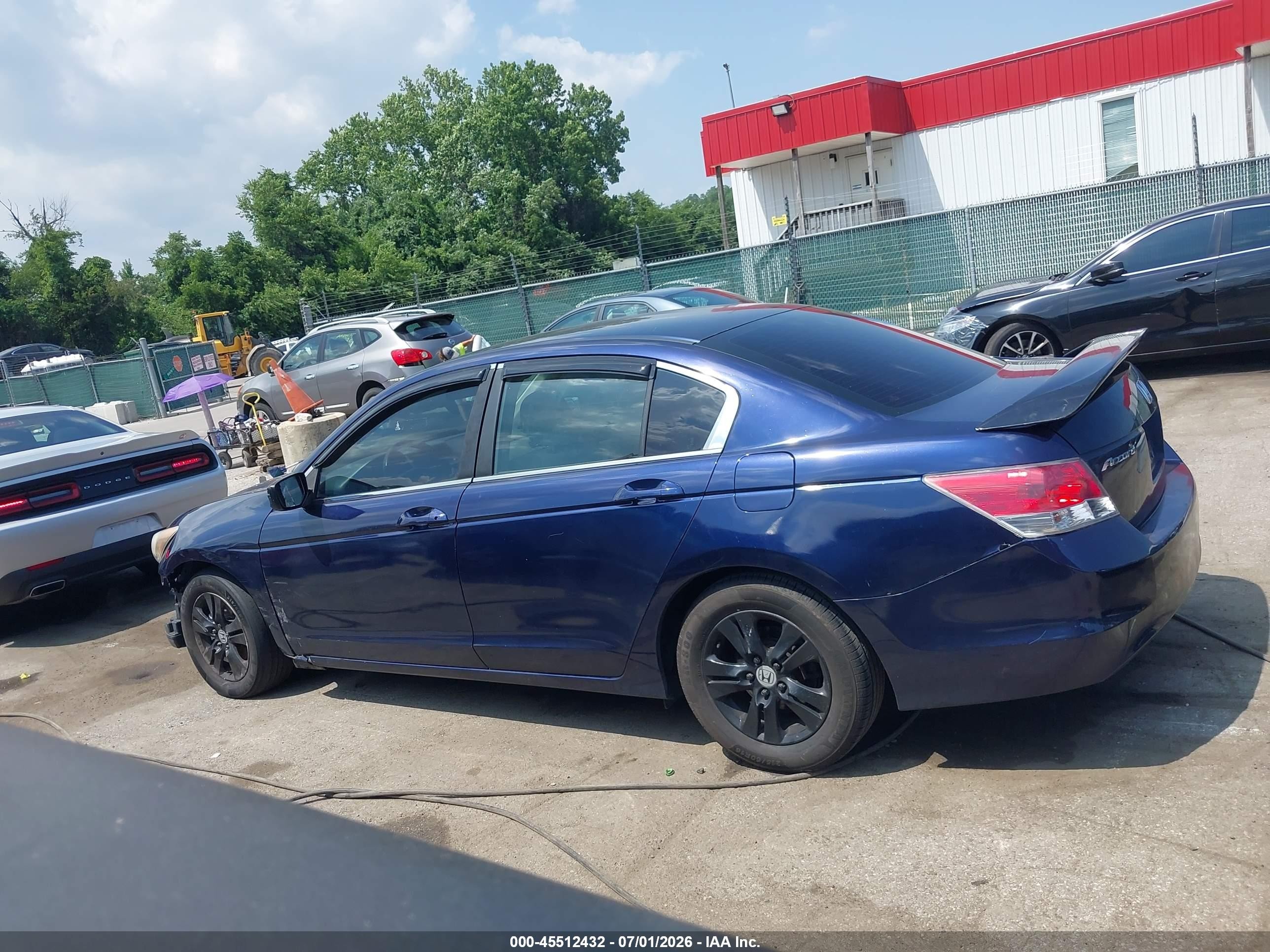 2008 Honda Accord 2.4 Lx-p Blue vin: 1HGCP26438A139464