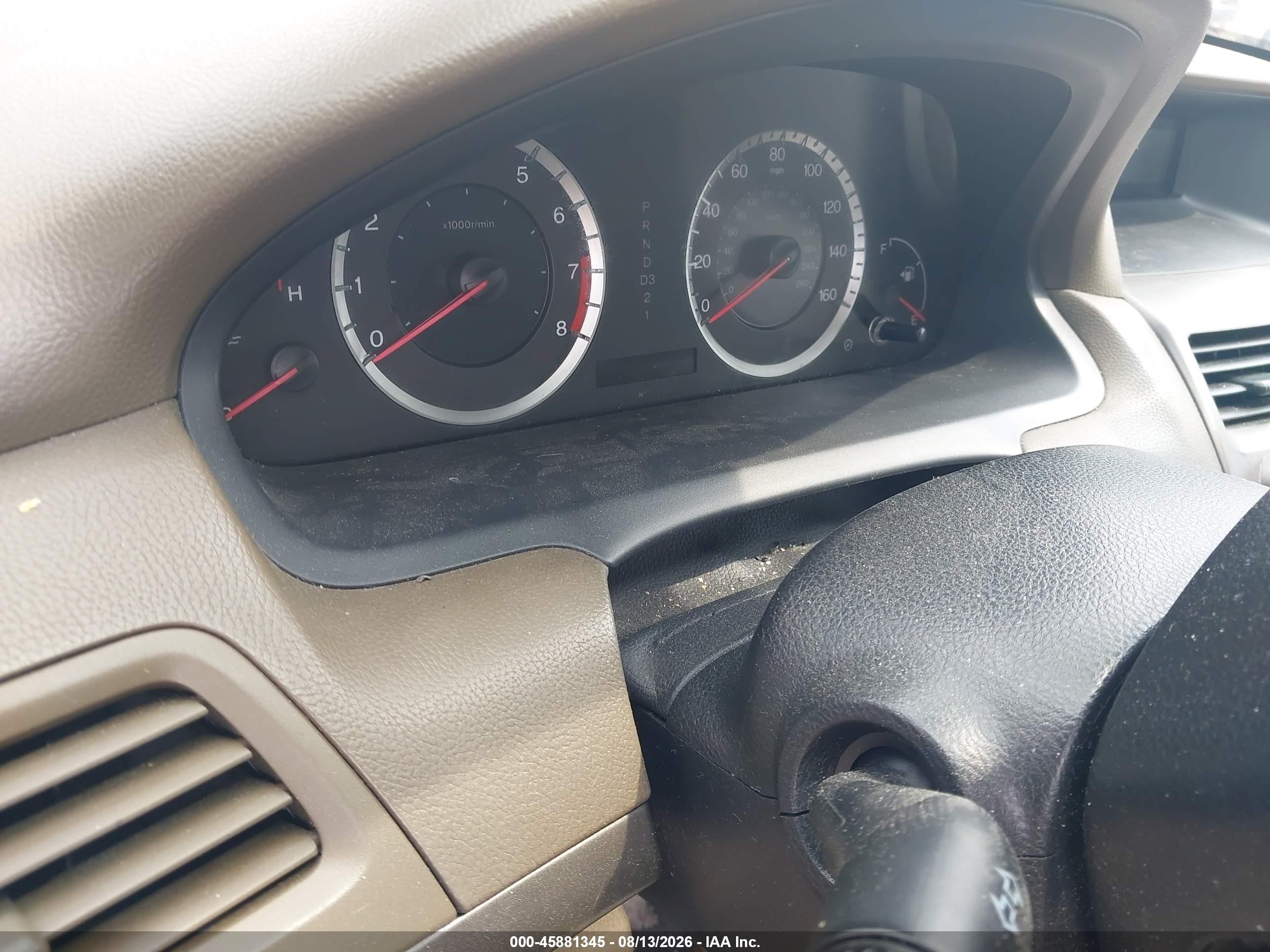 2009 Honda Accord 2.4 Lx-p Red vin: 1HGCP26439A006639
