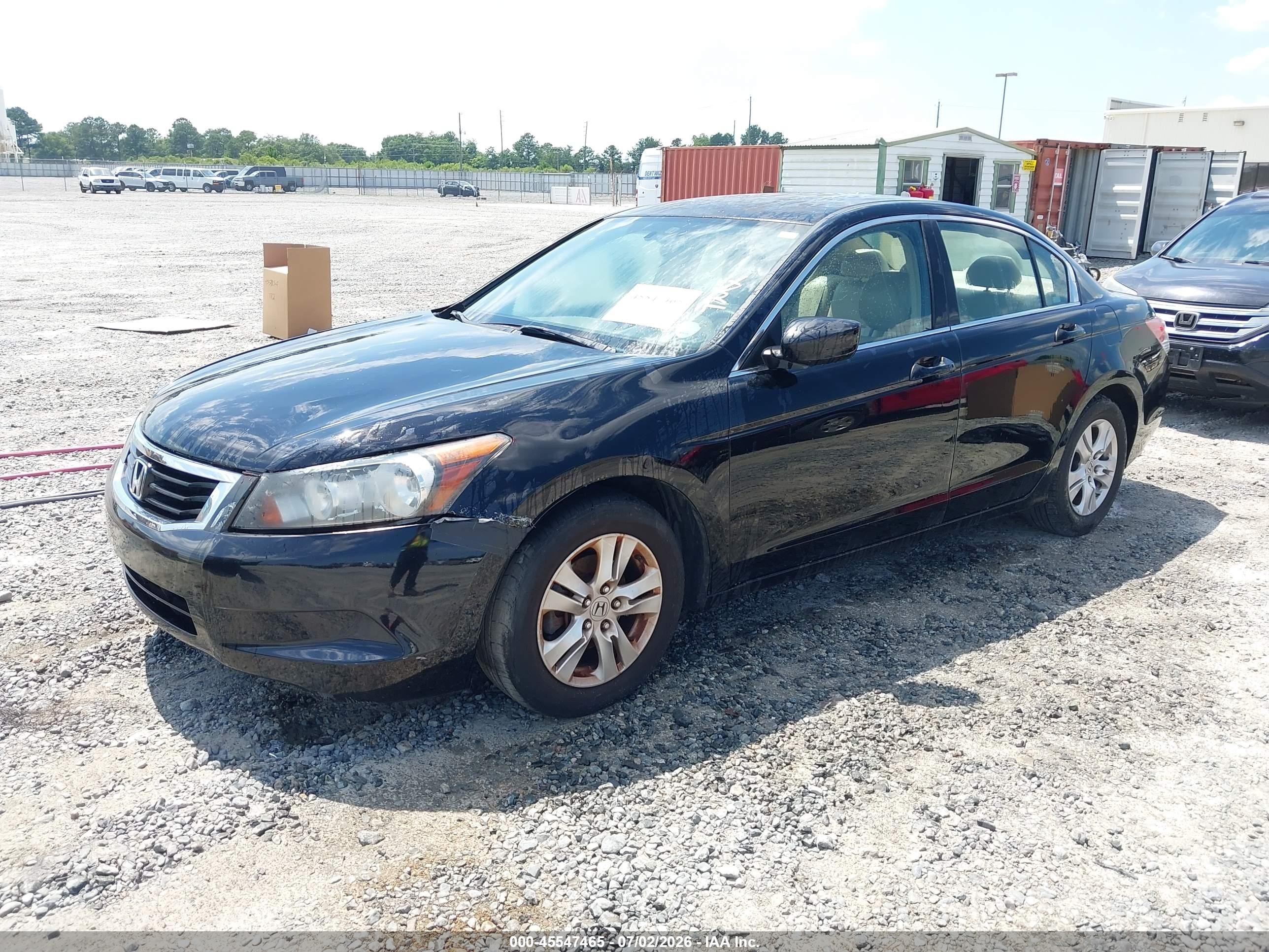 2009 Honda Accord 2.4 Lx-p Black vin: 1HGCP26439A176886