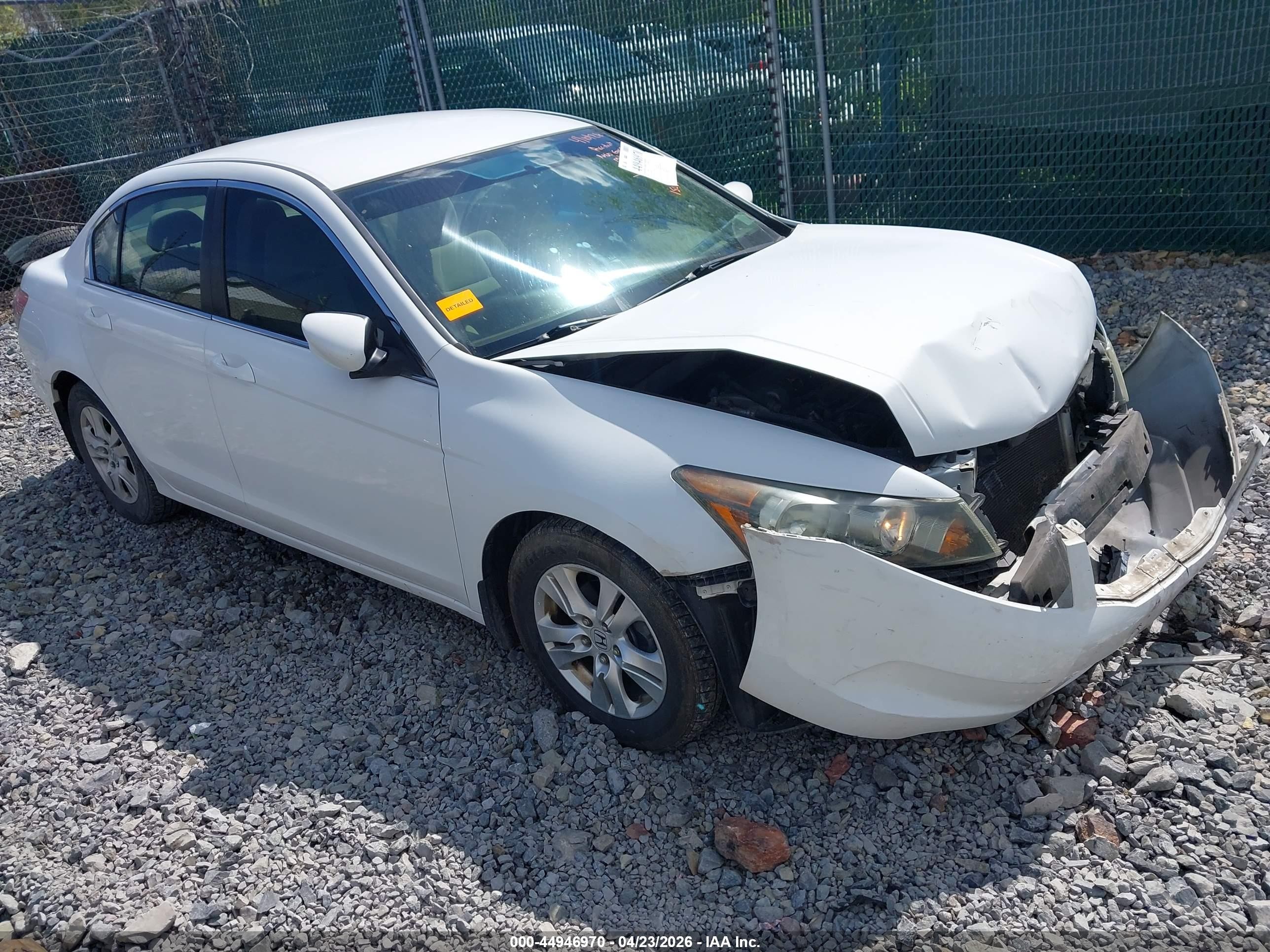 2008 Honda Accord 2.4 Lx-p Белый vin: 1HGCP26448A053354