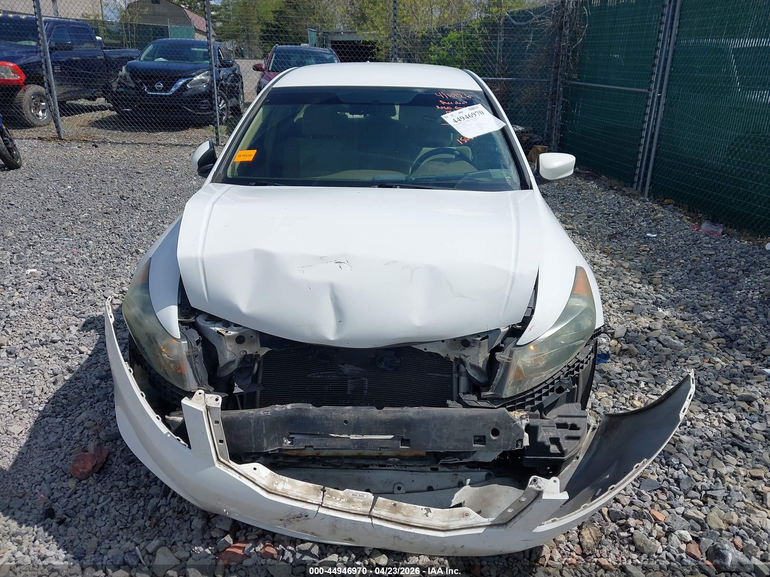 2008 Honda Accord 2.4 Lx-p Белый vin: 1HGCP26448A053354