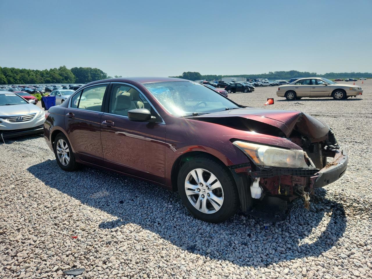 2008 Honda Accord Lxp Maroon vin: 1HGCP26448A087536