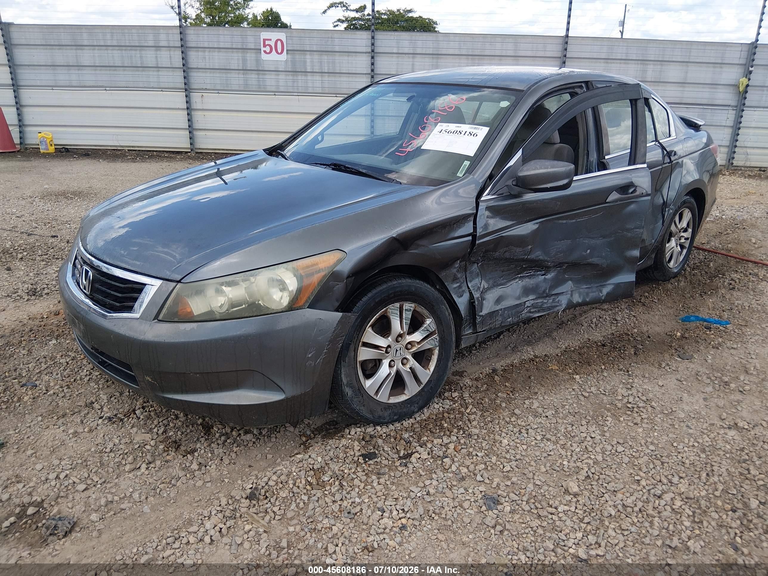 2008 Honda Accord 2.4 Lx-p Gray vin: 1HGCP26448A102939