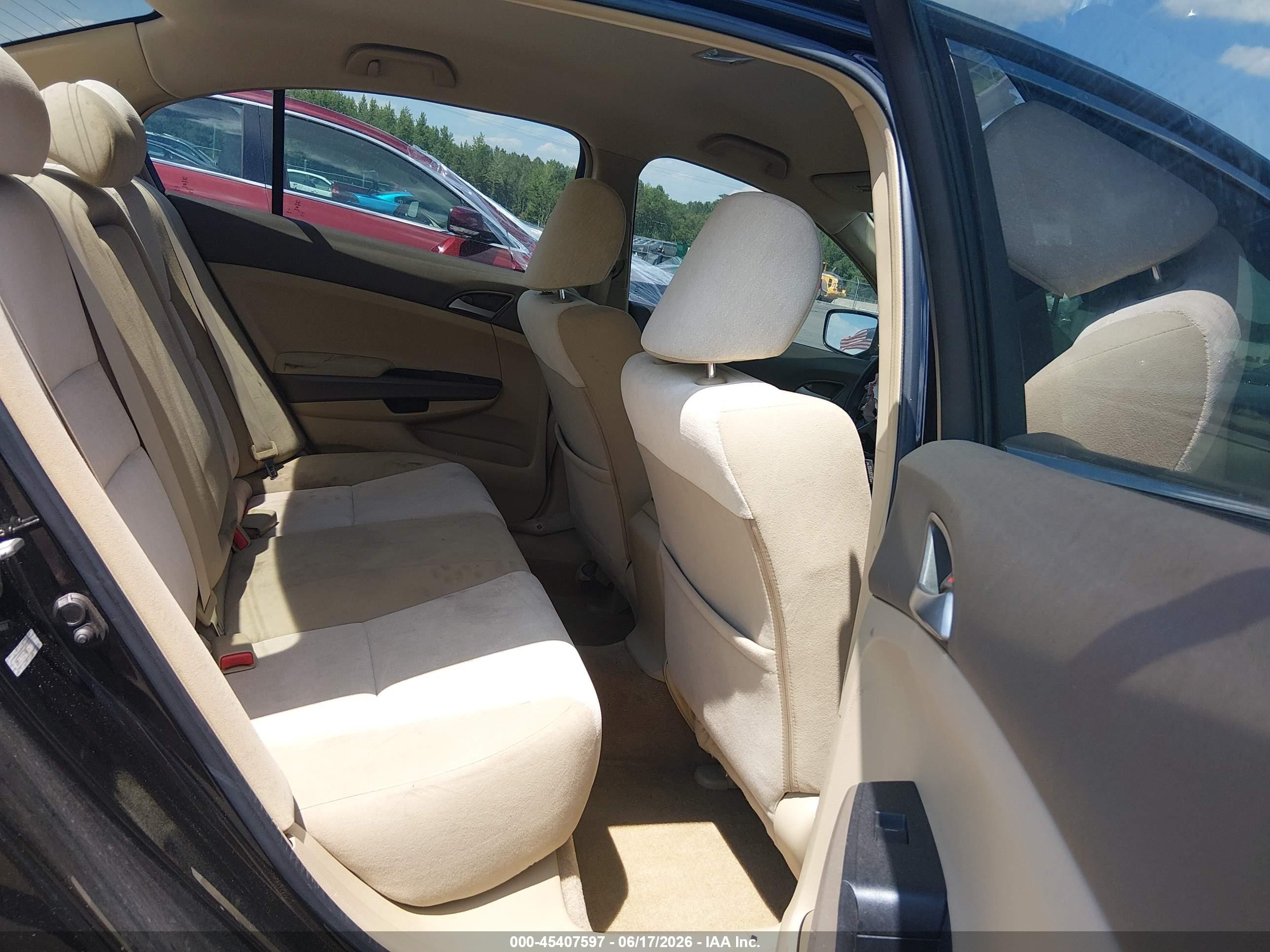 2008 Honda Accord 2.4 Lx-p Black vin: 1HGCP26448A107977