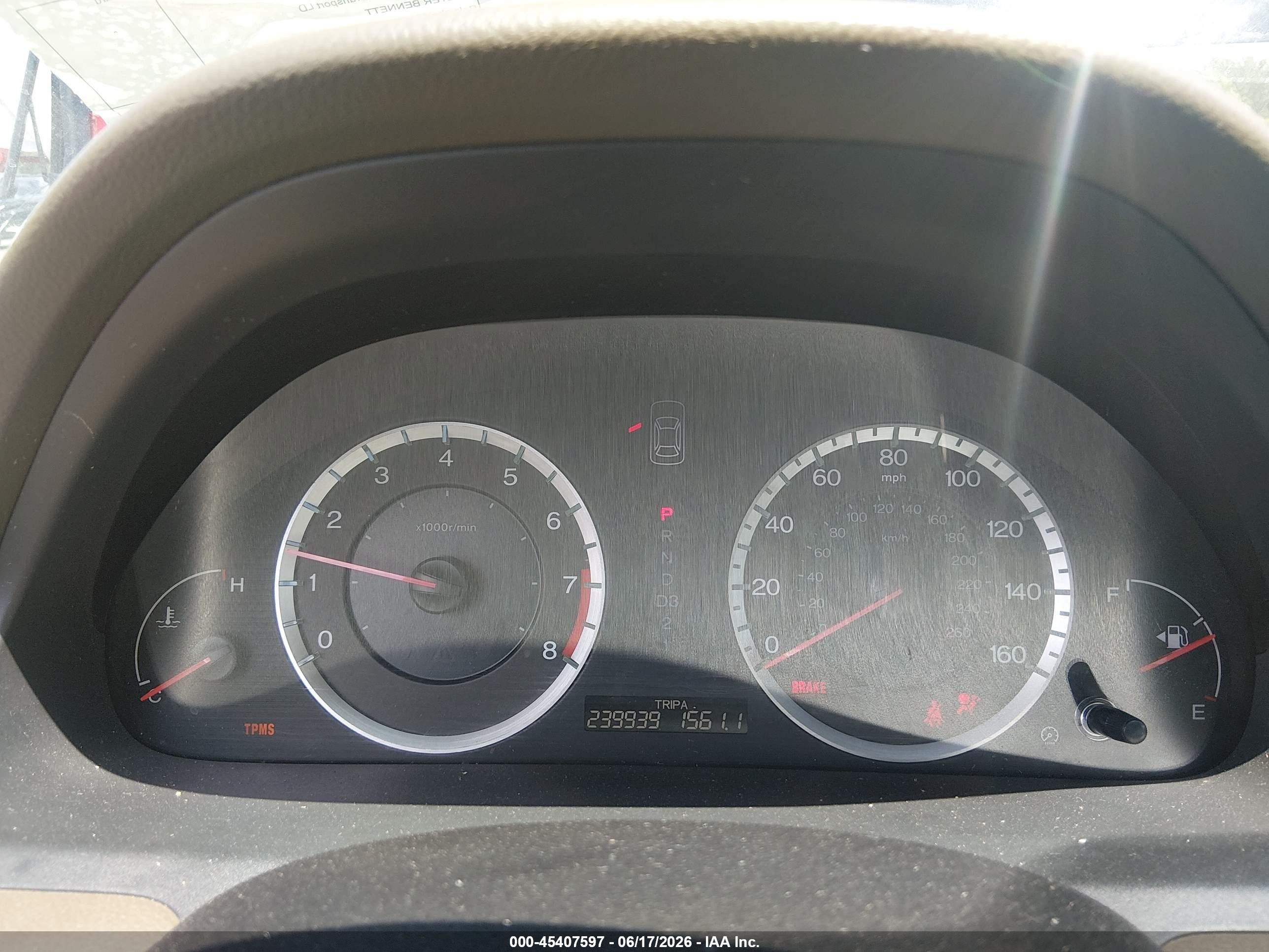 2008 Honda Accord 2.4 Lx-p Black vin: 1HGCP26448A107977