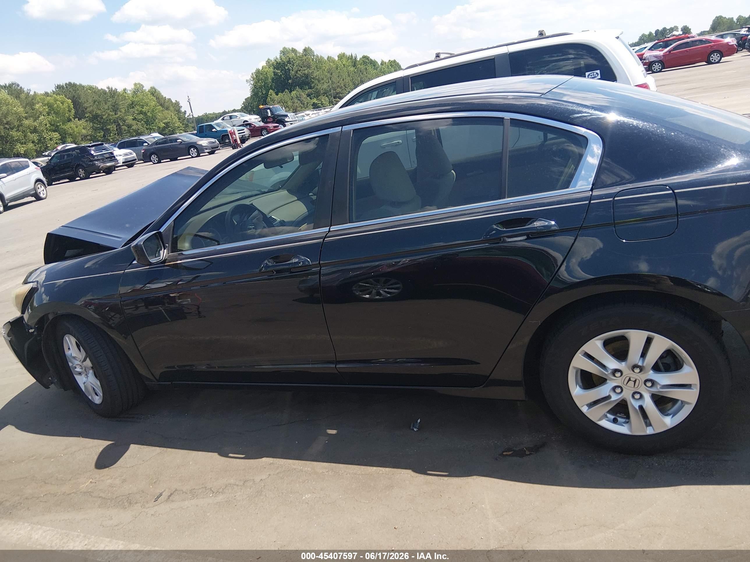 2008 Honda Accord 2.4 Lx-p Black vin: 1HGCP26448A107977