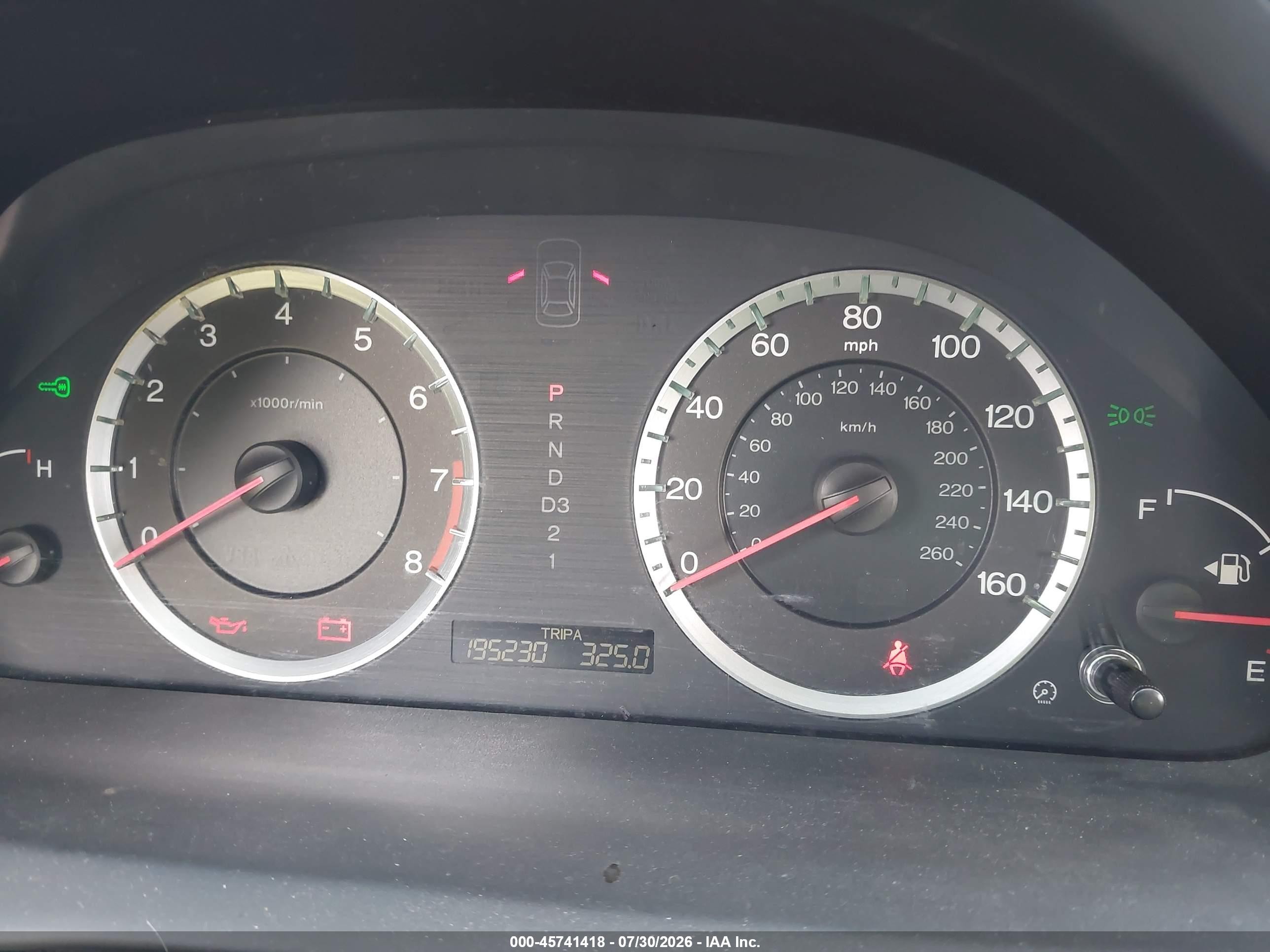 2009 Honda Accord 2.4 Lx-p Silver vin: 1HGCP26449A041769