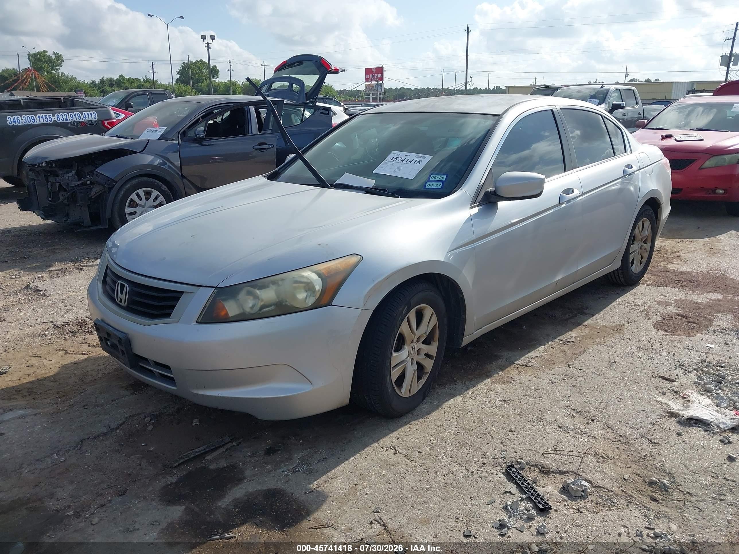 2009 Honda Accord 2.4 Lx-p Silver vin: 1HGCP26449A041769
