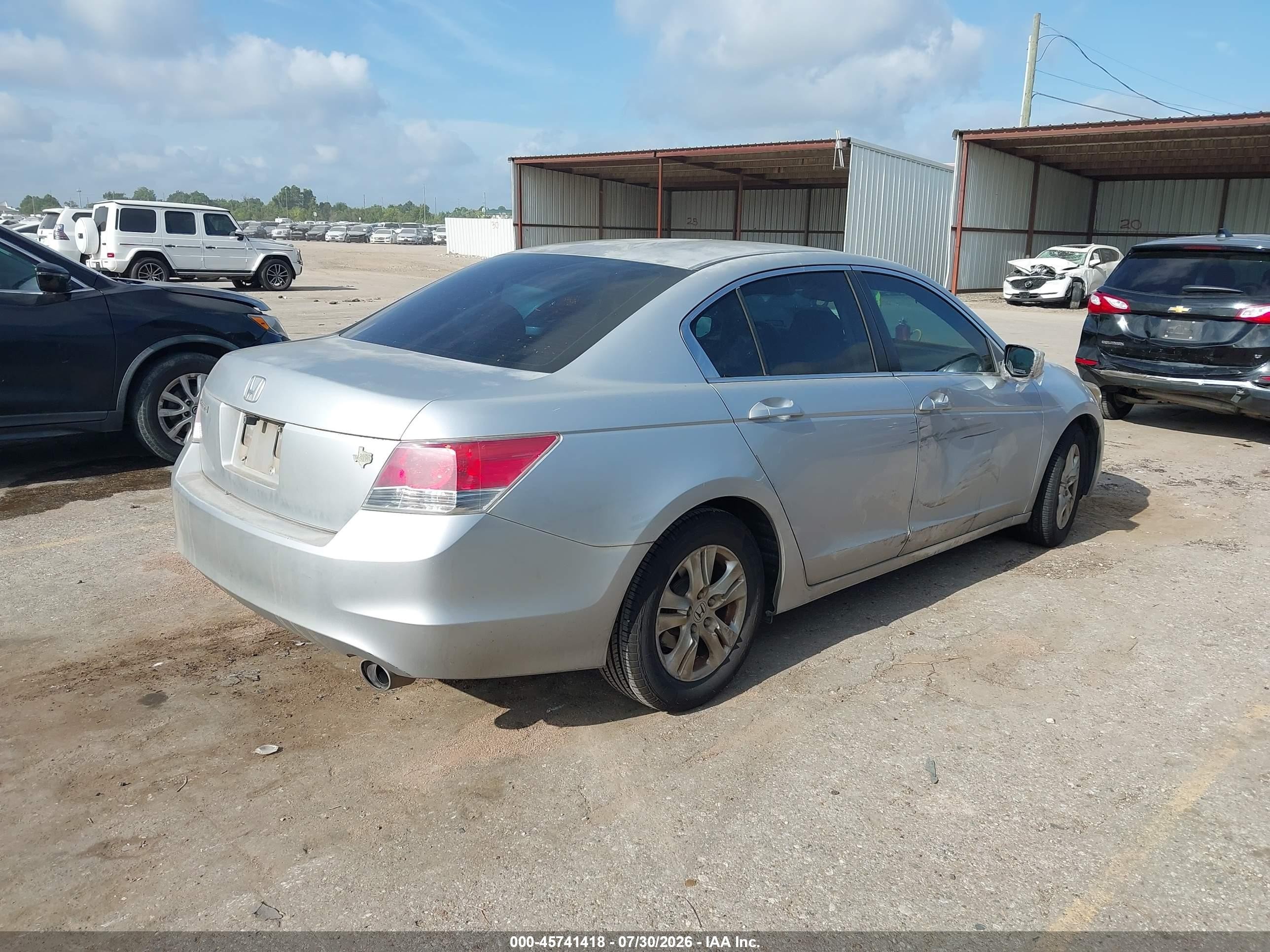 2009 Honda Accord 2.4 Lx-p Silver vin: 1HGCP26449A041769