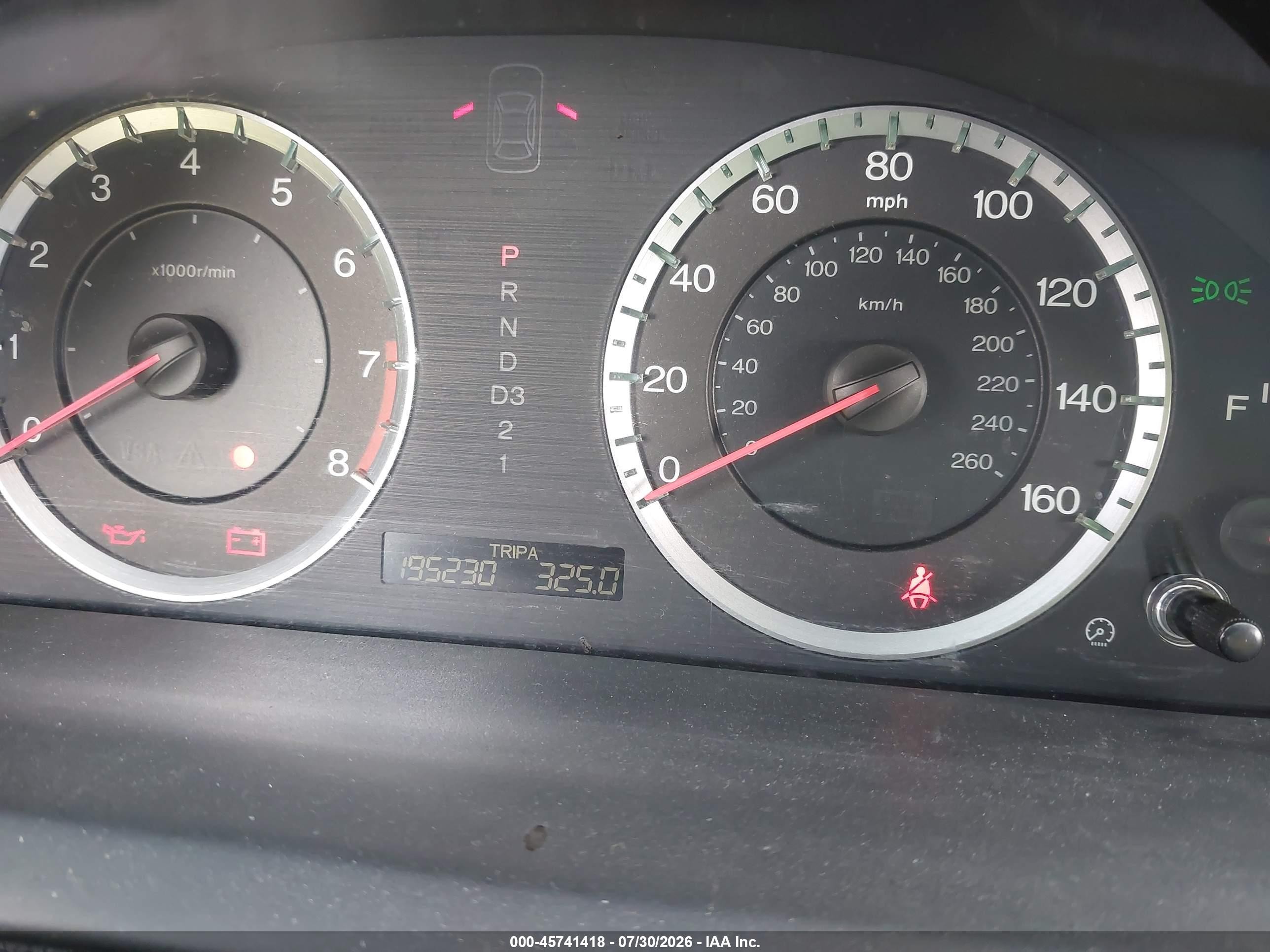 2009 Honda Accord 2.4 Lx-p Silver vin: 1HGCP26449A041769