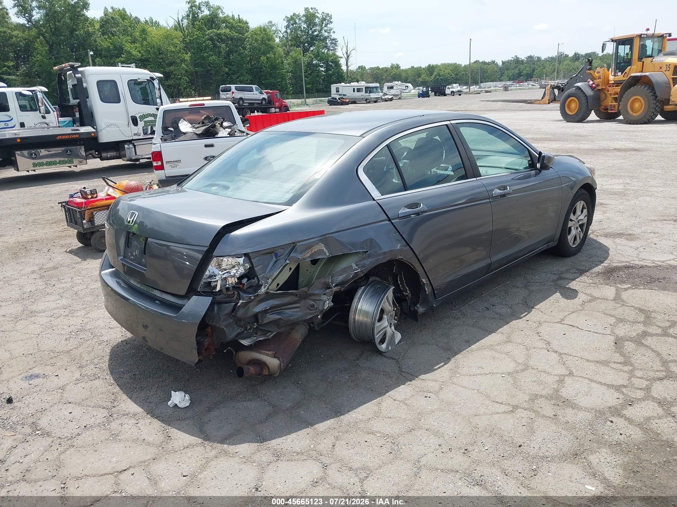 2009 Honda Accord 2.4 Lx-p Gray vin: 1HGCP26449A053243
