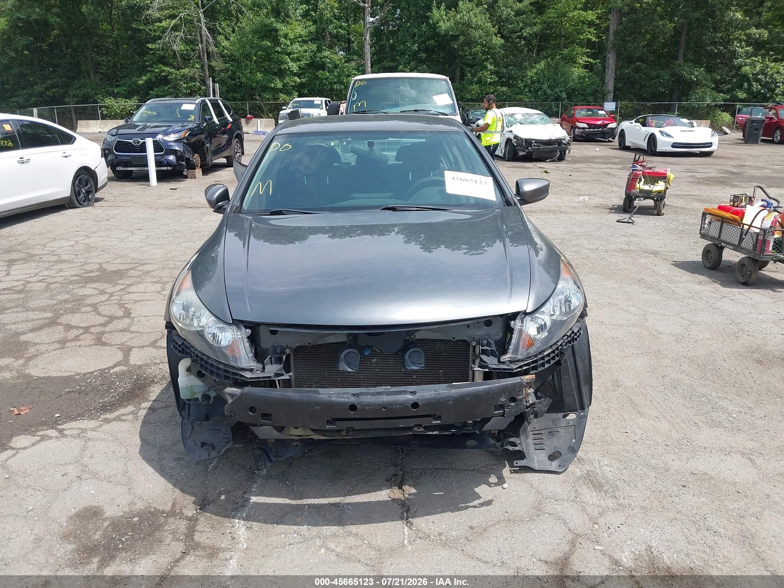2009 Honda Accord 2.4 Lx-p Gray vin: 1HGCP26449A053243