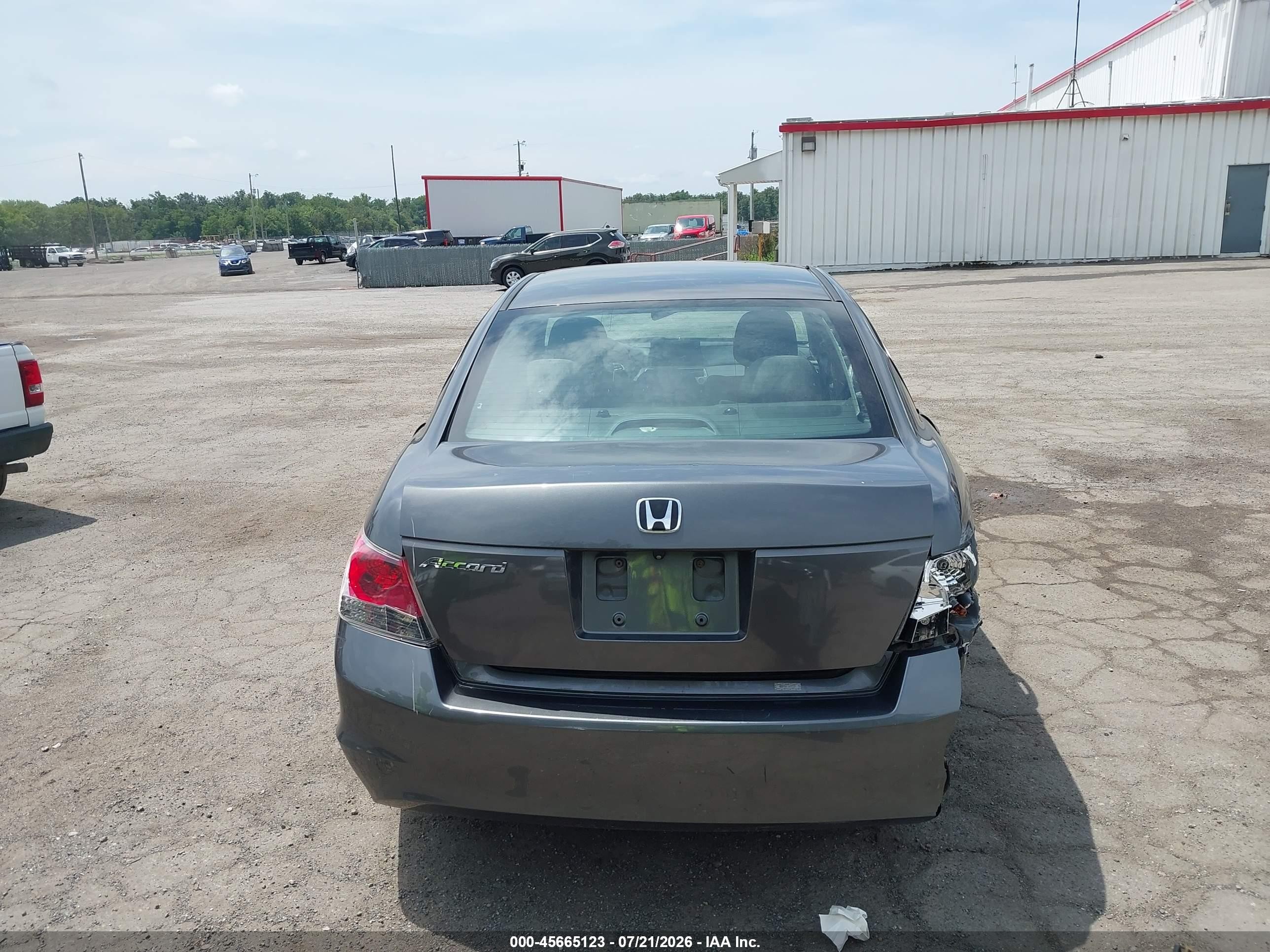 2009 Honda Accord 2.4 Lx-p Gray vin: 1HGCP26449A053243