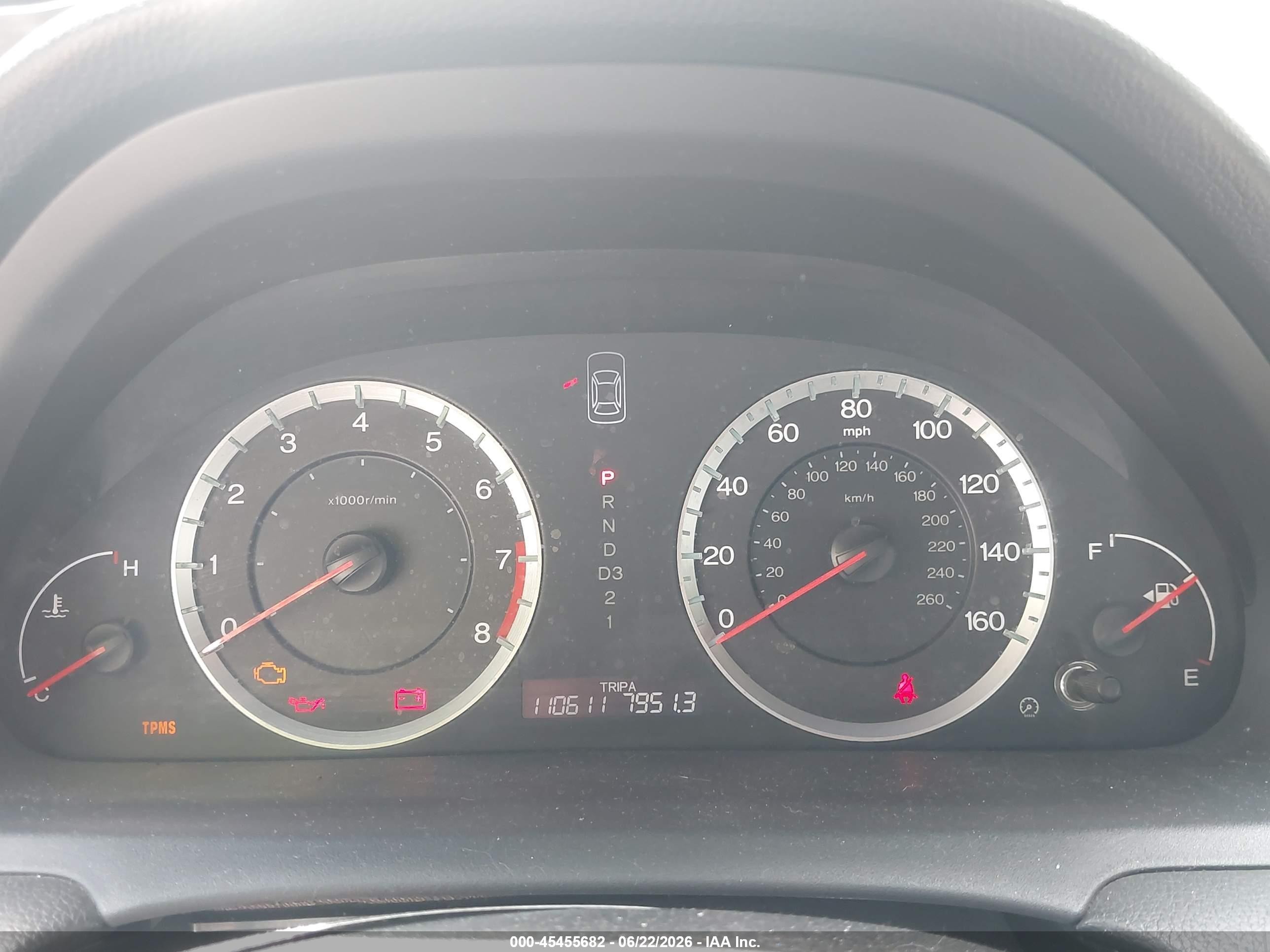 2009 Honda Accord 2.4 Lx-p Серый vin: 1HGCP26449A076814